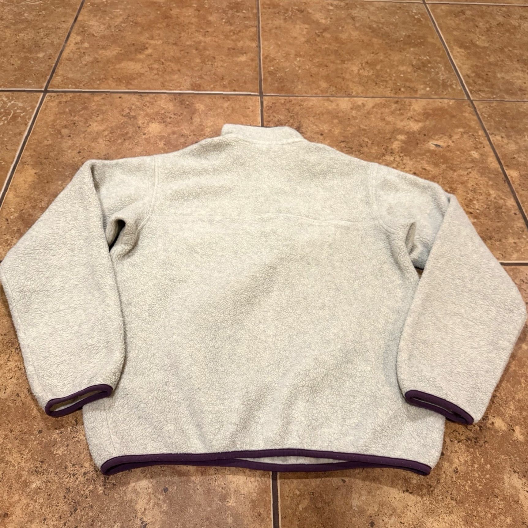 Patagonia VINTAGE Patagonia Snap-T Fleece Jacket Grey Pullover Sweater Mens Small Synchilla VTG Size US S / EU 44-46 / 1 - 4 Thumbnail