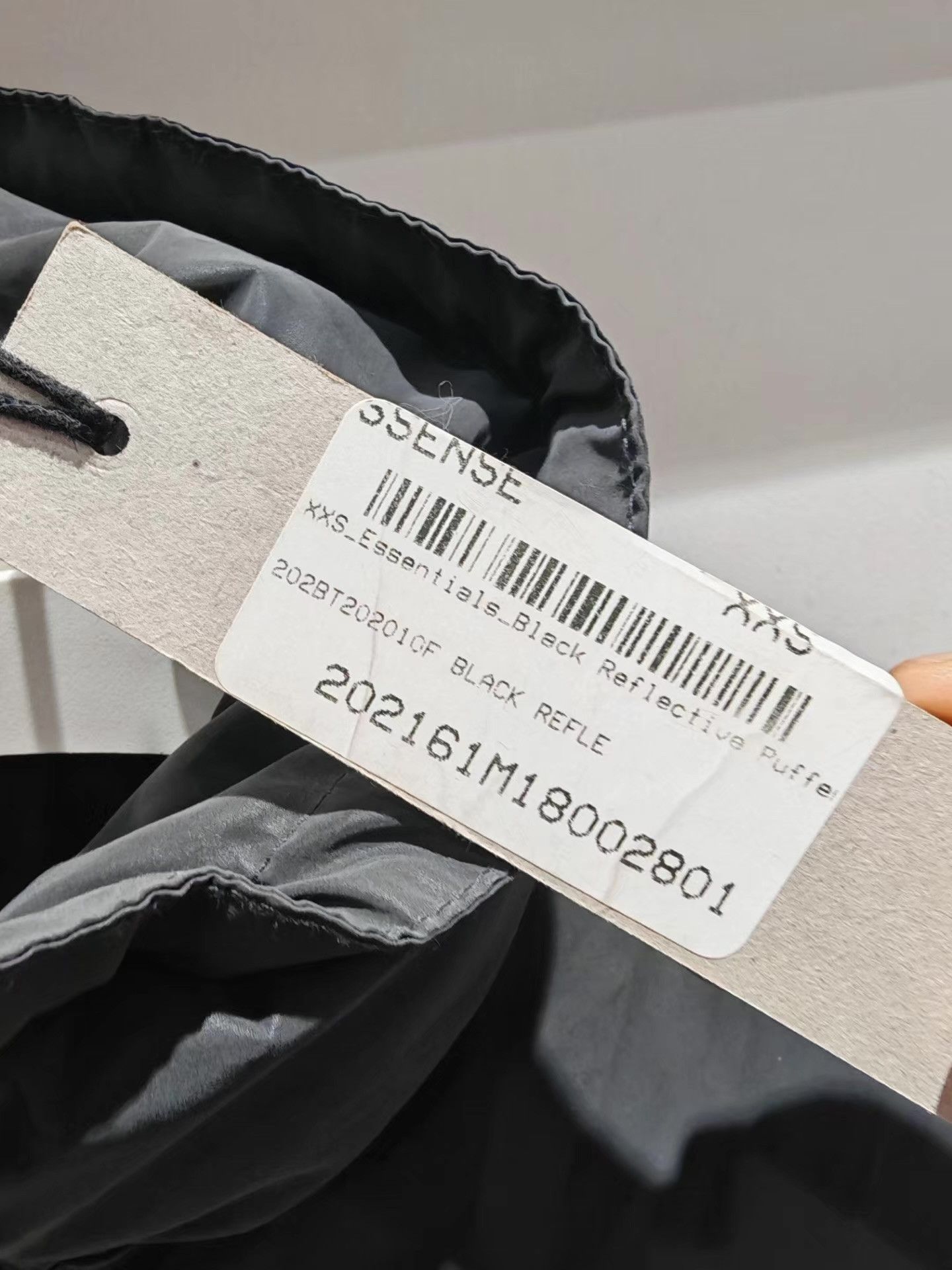 Essentials Essentials Reflective Black Puffer Jacket, Ssense Tag Q15 Size US XXS / EU 40 - 3 Thumbnail