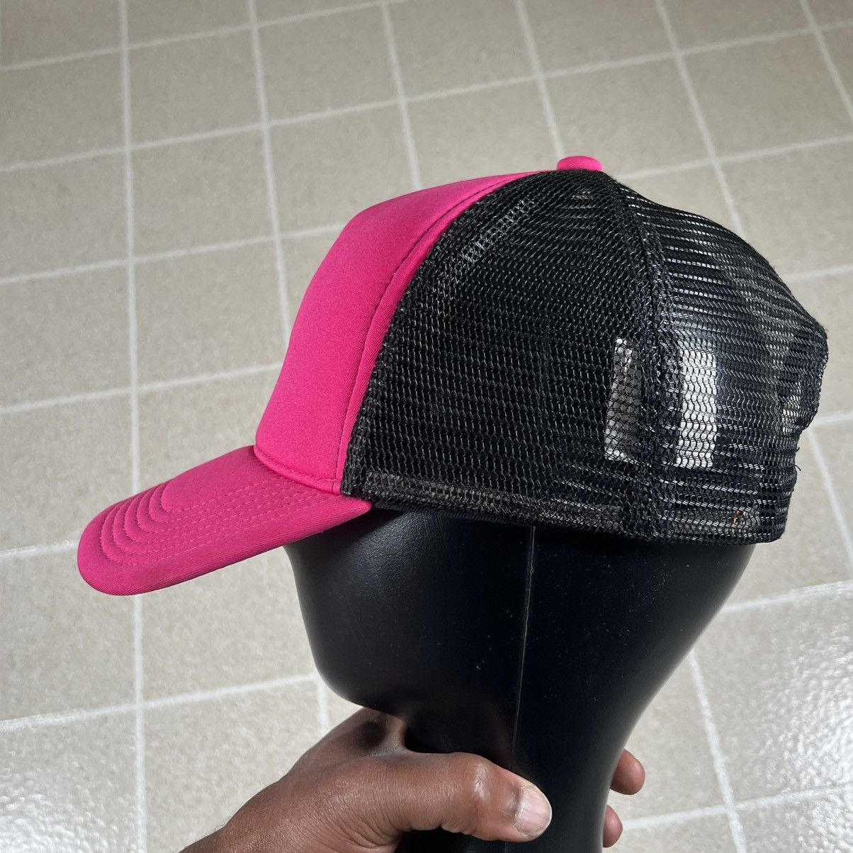 Other Psycho Bunny Hat Cap Trucker Pink Mesh Snapback Adjustable Size ONE SIZE - 3 Thumbnail
