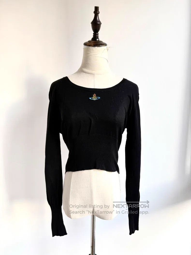 Vivienne Westwood Vivienne Westwood Vintage Black Label Saturn Knitted Sweat Size M / US 6-8 / IT 42-44 - 1 Thumbnail