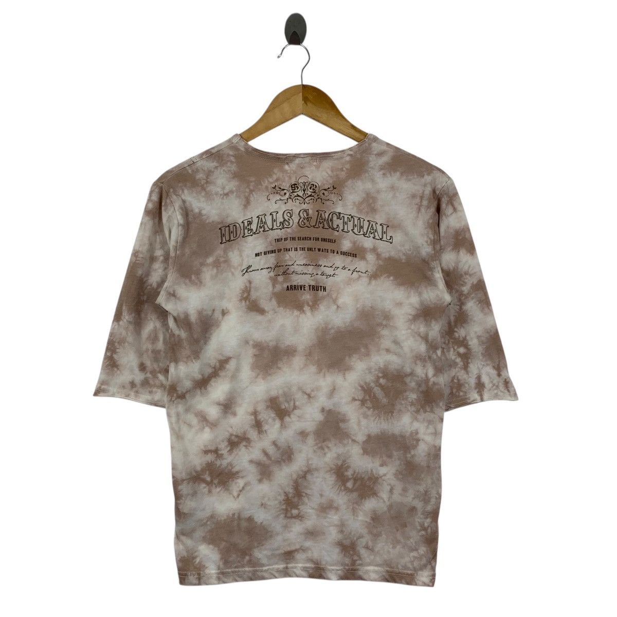semanticdesign SEMANTIC DESIGN Tie Dye V-Neck Wording Punk Tshirt Size US S / EU 44-46 / 1 - 4 Thumbnail