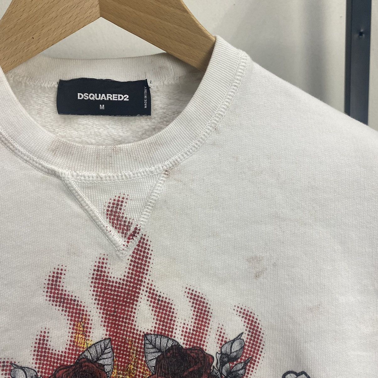 Dsquared2 Dsquared2 sweatshirt matrioska from hell medium white Size US M / EU 48-50 / 2 - 7 Thumbnail