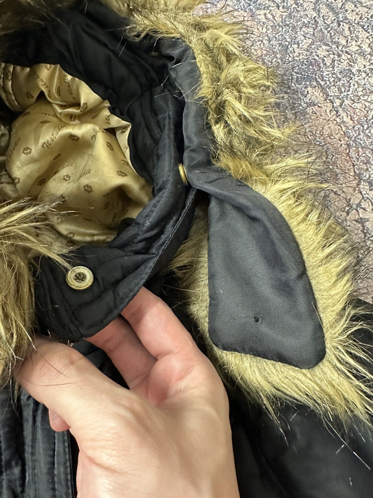20471120 Fur Jacket PUFFER BOMBER LGB Style Size US S / EU 44-46 / 1 - 5 Thumbnail