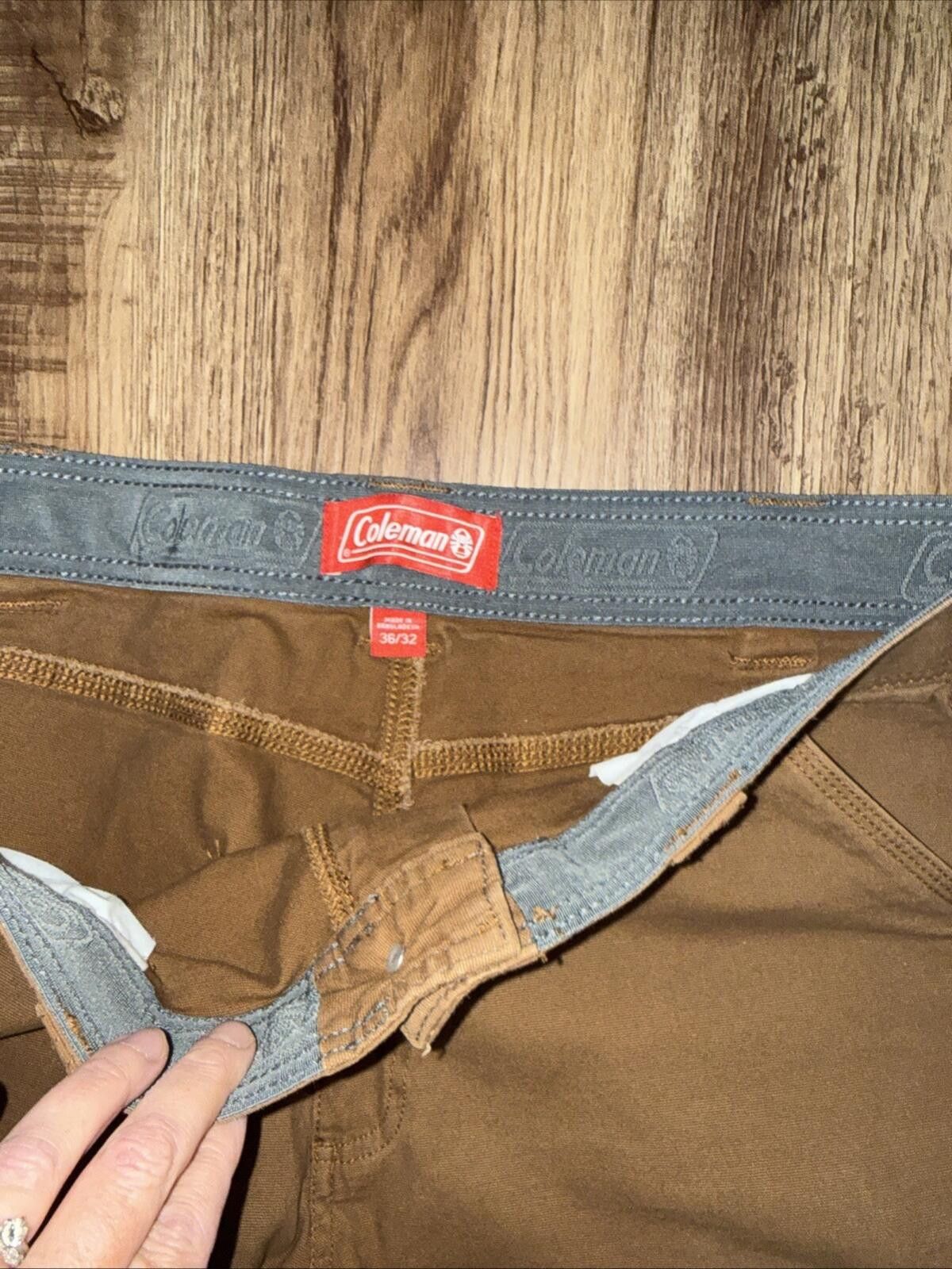 Coleman Coleman Durable Canvas Resistant Utility Pants Dark Khaki Size US 36 / EU 52 - 3 Thumbnail