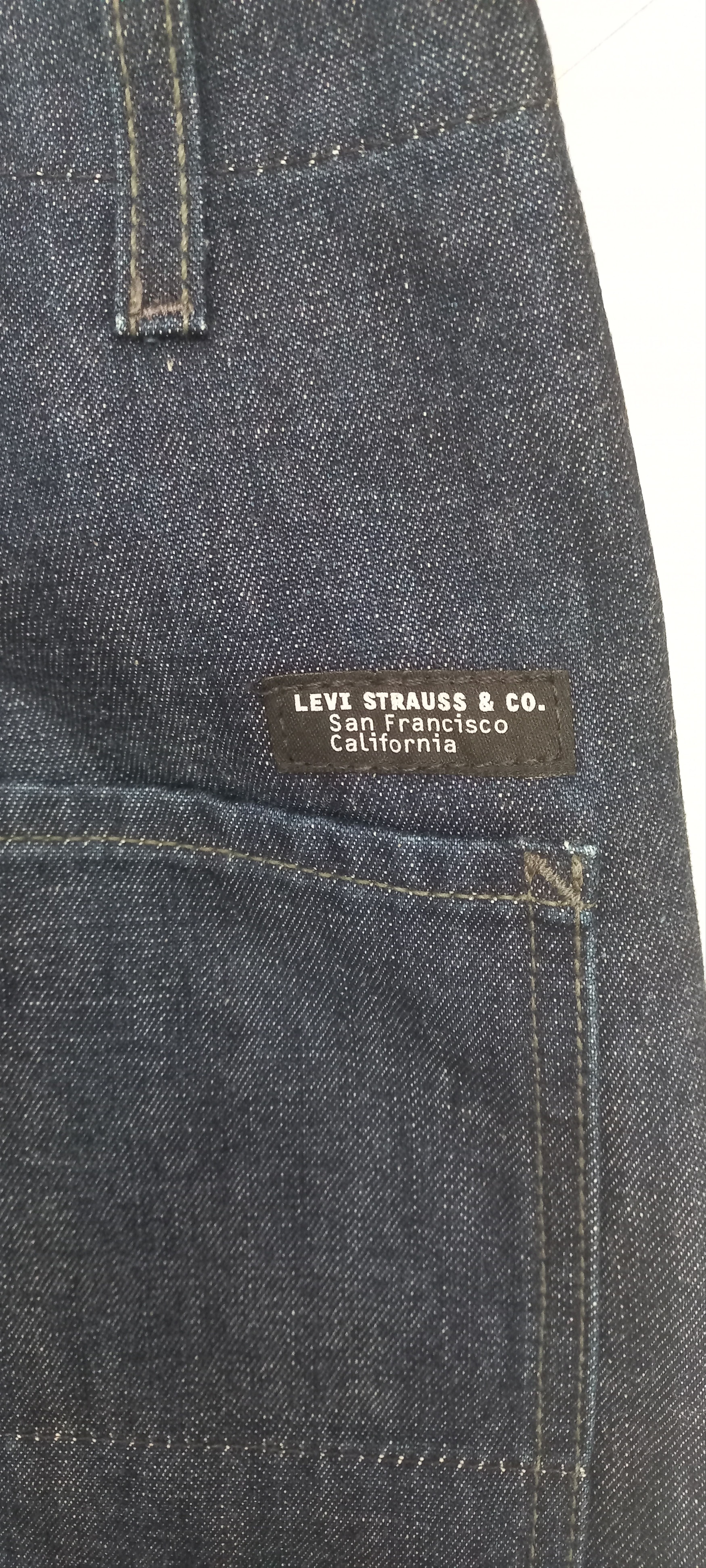 Levi's 1999 Levi’s RED 1st Gen All-Duty Cinch Back Denim Indigo W36 Size US 36 / EU 52 - 9 Thumbnail