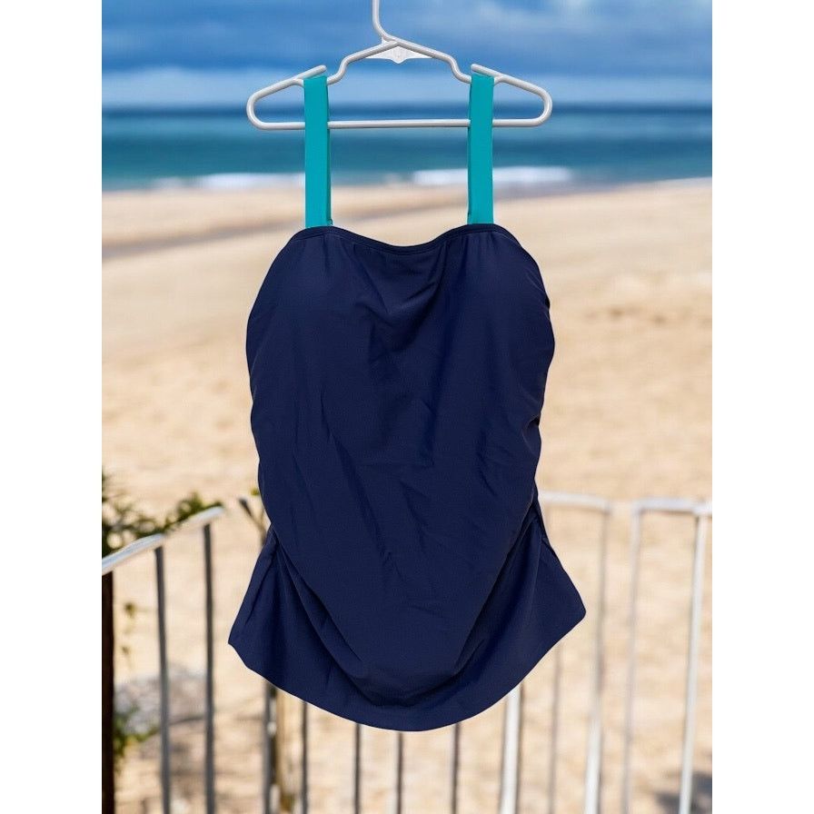 Unknown London 3 Piece Blue Women's Swimsuit Swimwear Size M-L Ocean-Blues Size ONE SIZE - 2 Thumbnail