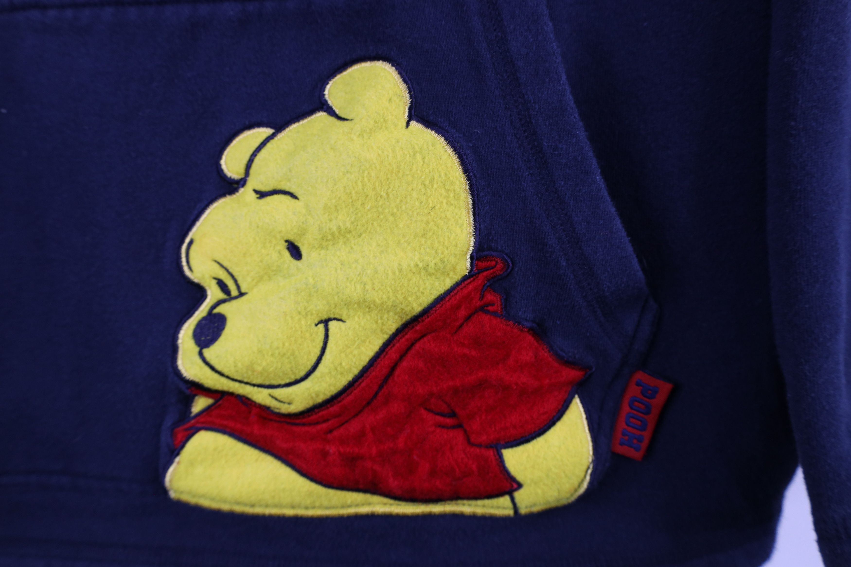 Disney × Vintage Vintage Disney Spell Out Winnie the Pooh Hoodie Sweatshirt Size L / US 10 / IT 46 - 5 Thumbnail