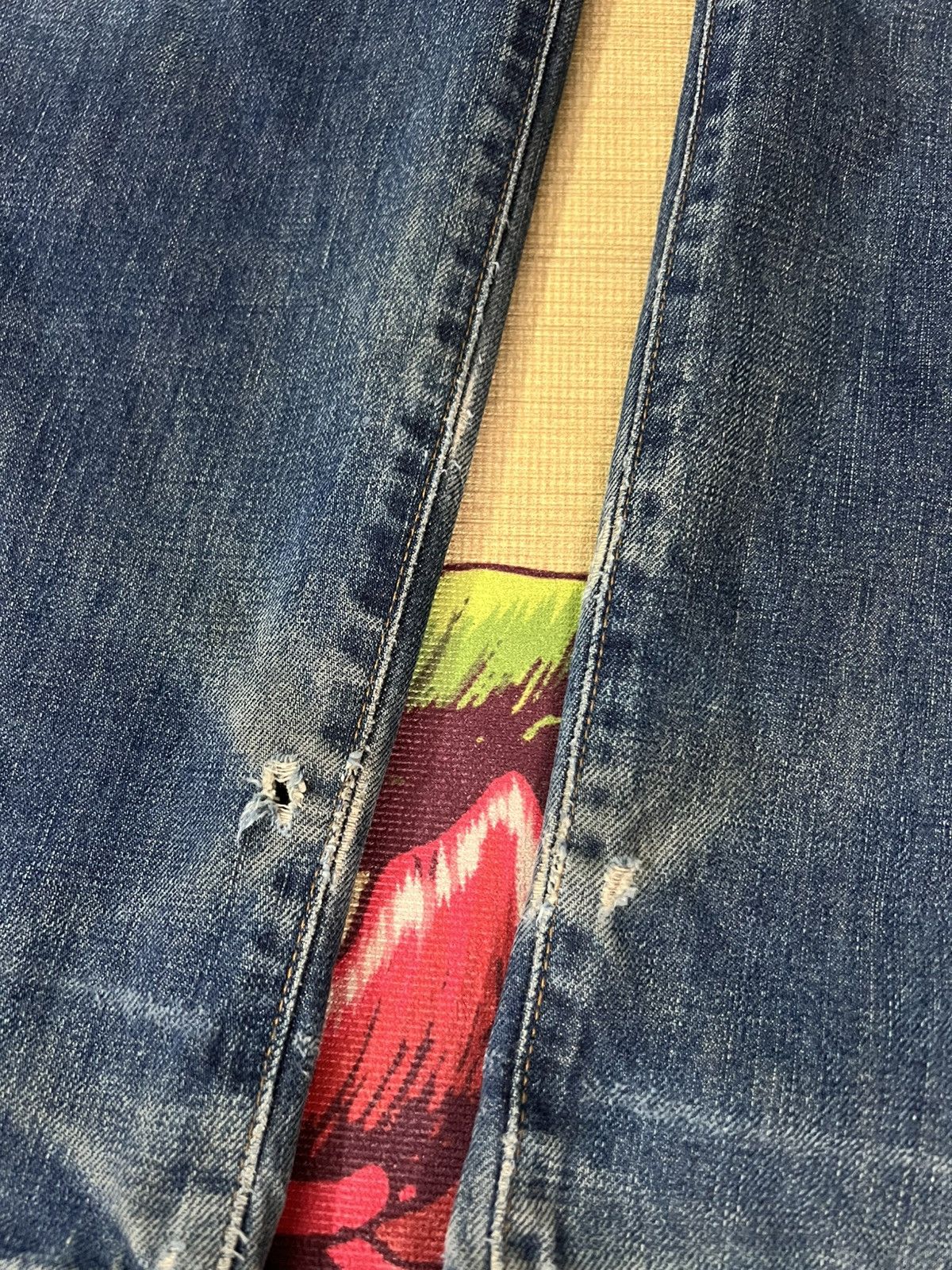 Edwin VINTAGE EDWIN 503 DISTRESSED JEANS Size US 30 / EU 46 - 5 Thumbnail