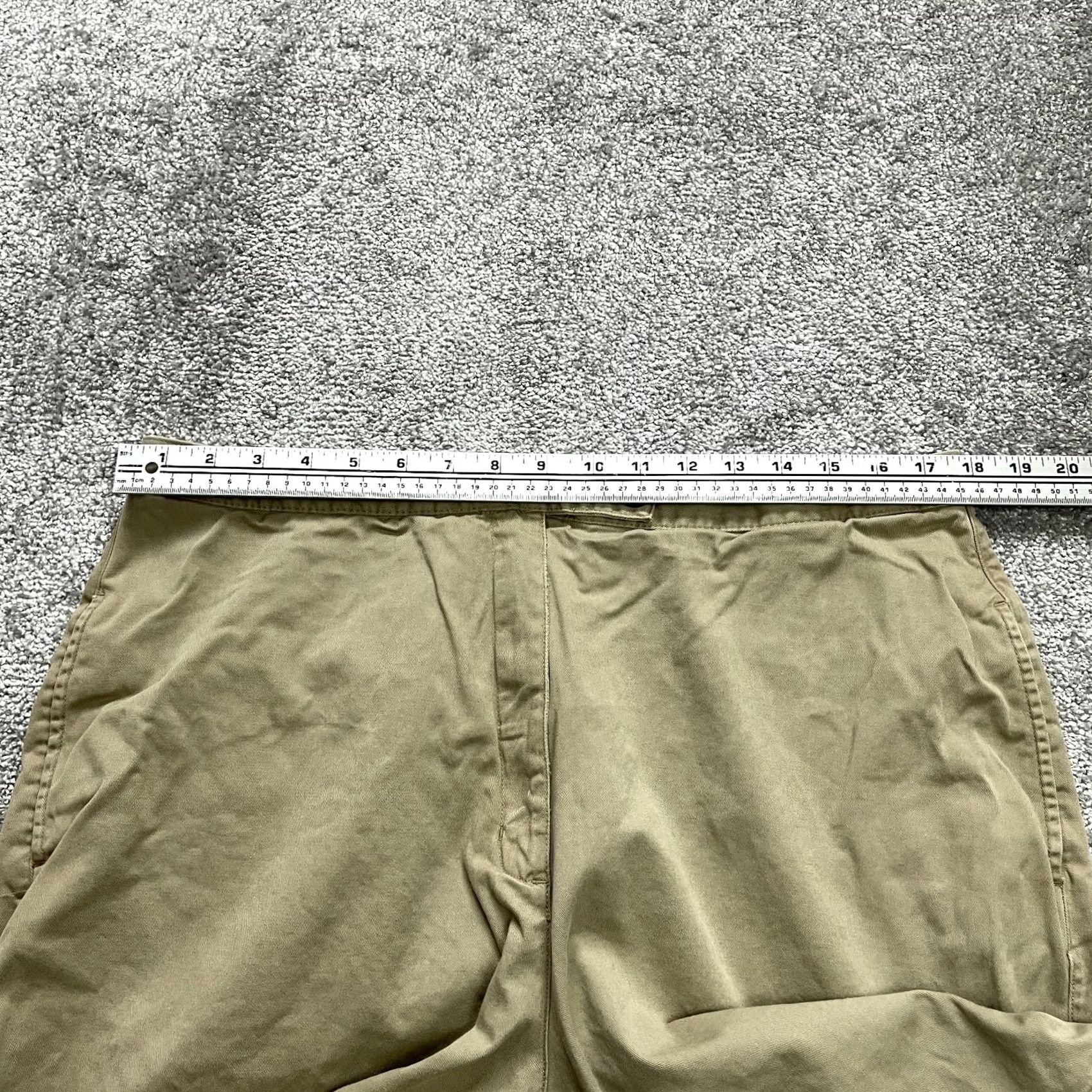 Vintage Woolrich John Rich and Bros Chino Shorts Womens 18 Brown Beige Cotton Casual 8" Vintage N/A Size 25" / US 0 / IT 36 - 5 Thumbnail