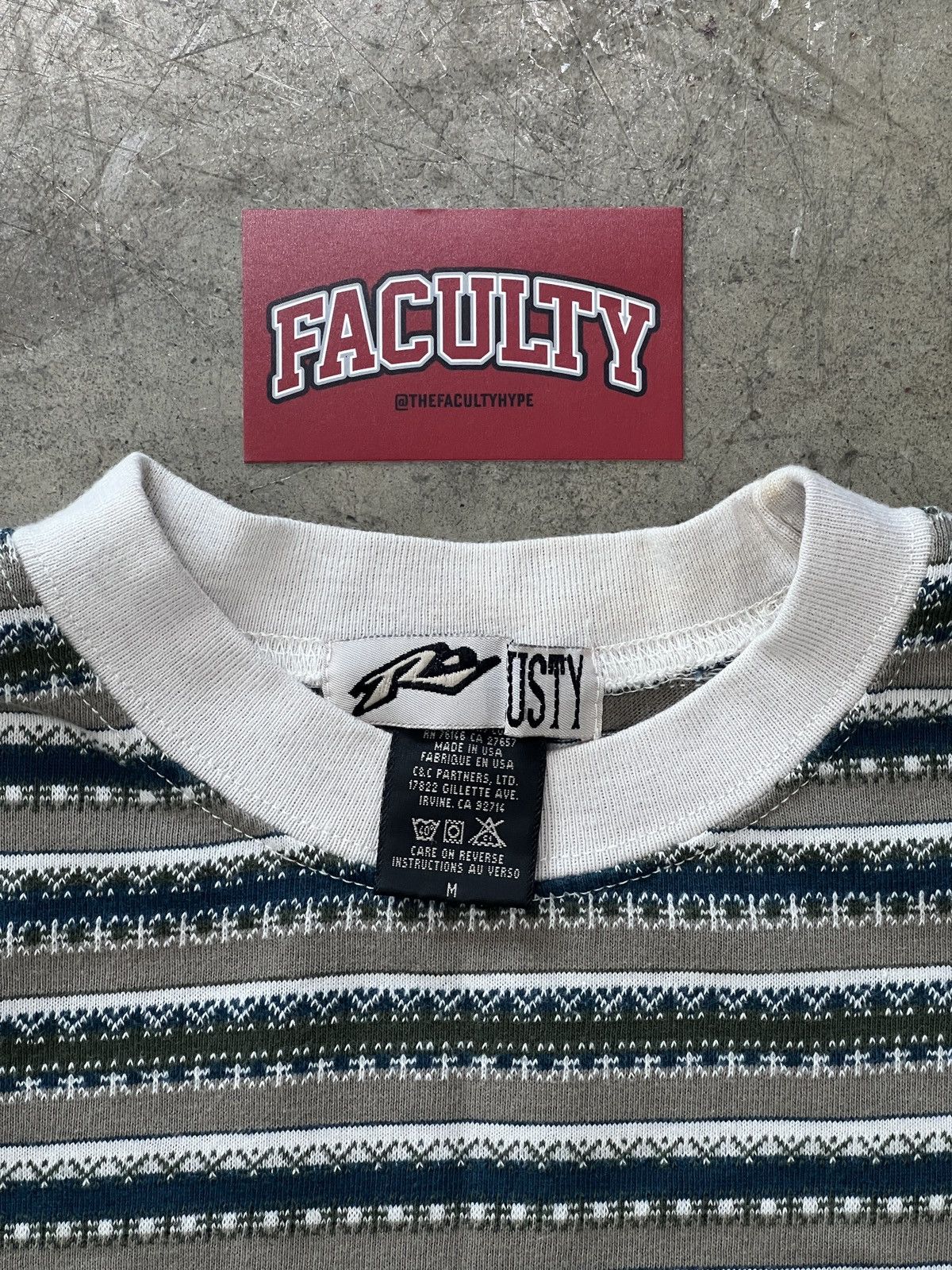 Vintage Vintage 90s Rusty AOP Single Stitch Tee Medium Size US M / EU 48-50 / 2 - 3 Thumbnail