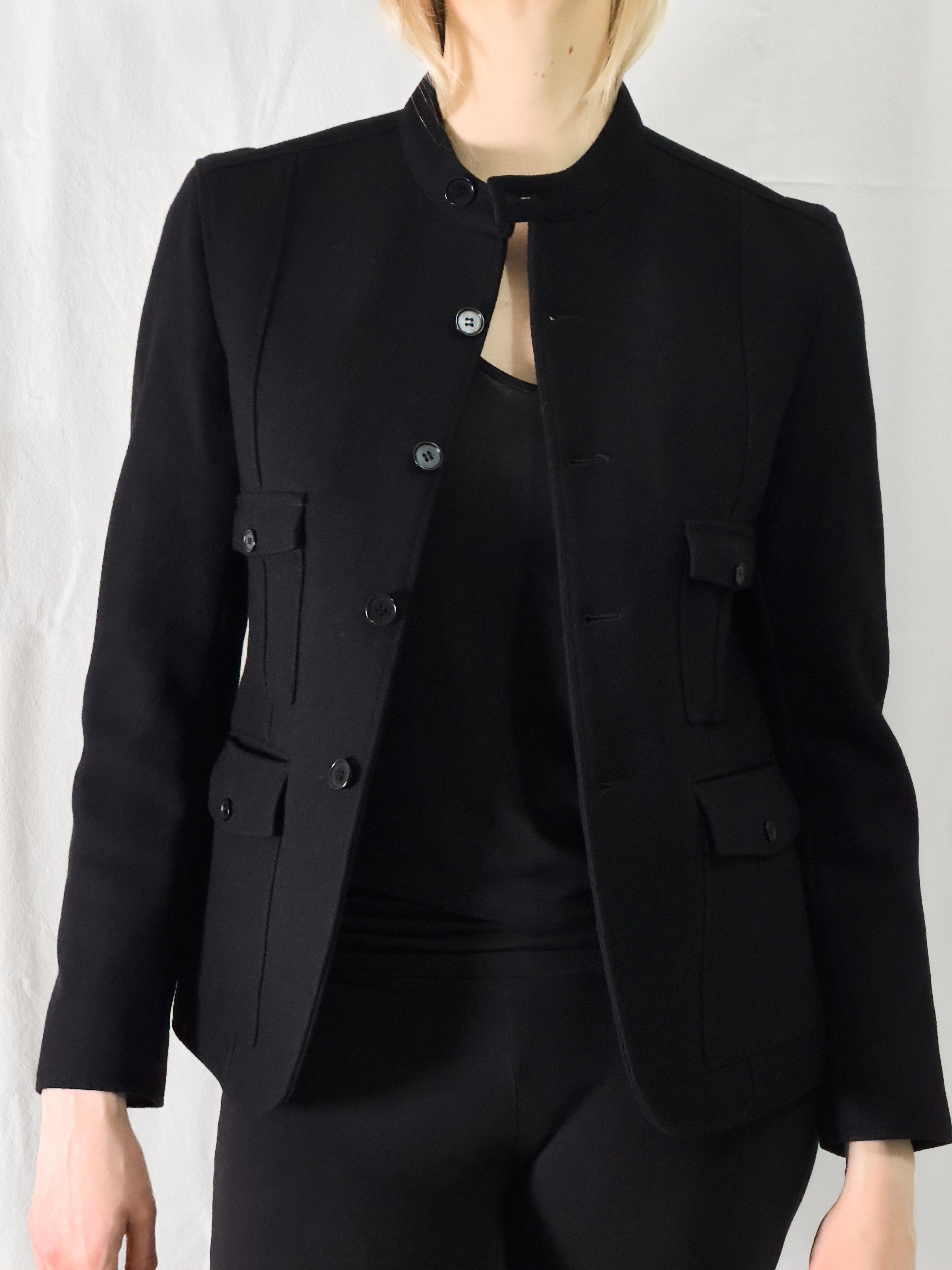 Neil Barrett BLACKBARRETT by Neil Barrett wool short jacket Size US S / EU 44-46 / 1 - 5 Thumbnail