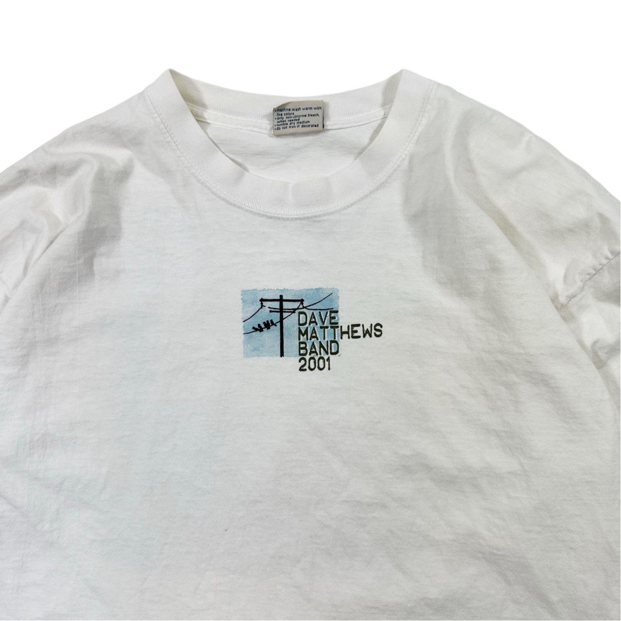 Vintage Vintage 2001 Dave Matthews Band Graphic Band Tour T Shirt Size US XL / EU 56 / 4 - 2 Thumbnail