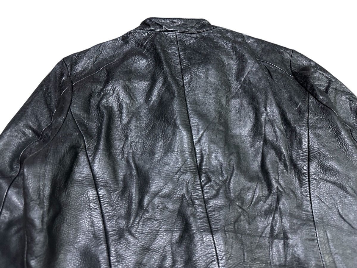 Japanese Brand 🔥Y2K Archived Gostar De Fuga Leather Biker Jacket Goth Size US S / EU 44-46 / 1 - 15 Thumbnail