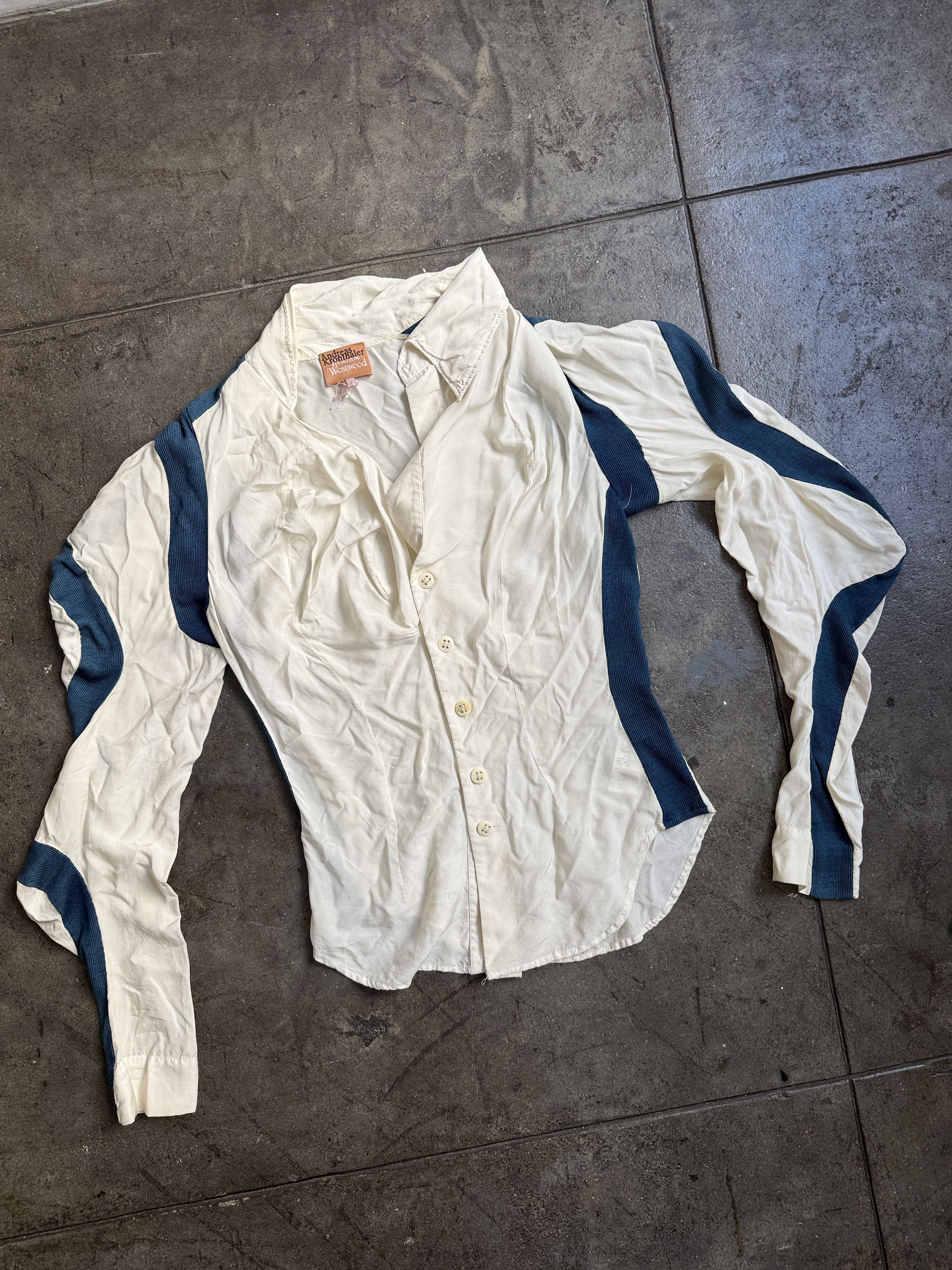 Vivienne Westwood 2016 Silk Blend Button Up Andreas Kronthaler Top Size M / US 6-8 / IT 42-44 - 1 Thumbnail