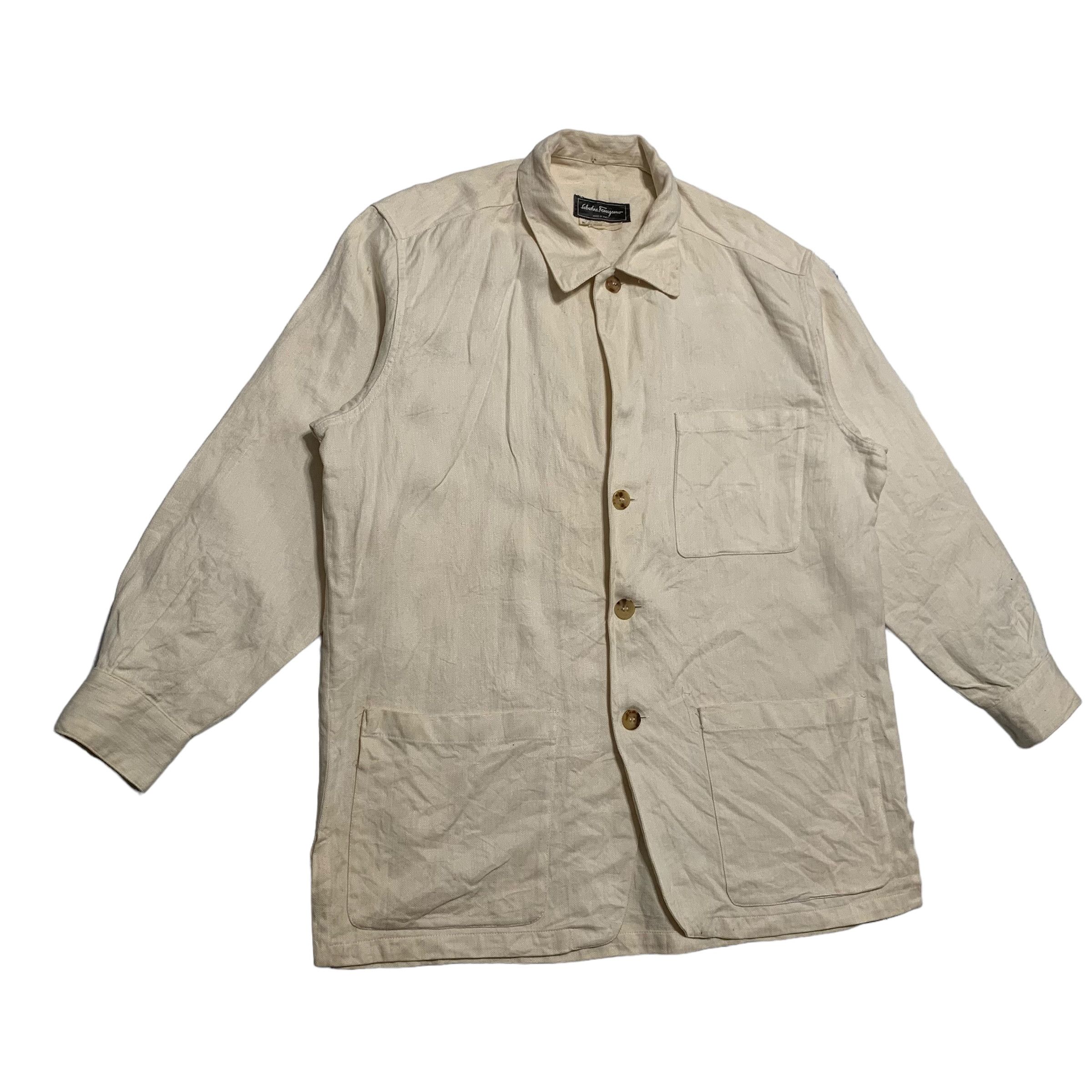 Salvatore Ferragamo Salvatore Ferragamo Chore Jacket Size US XL / EU 56 / 4 - 2 Thumbnail