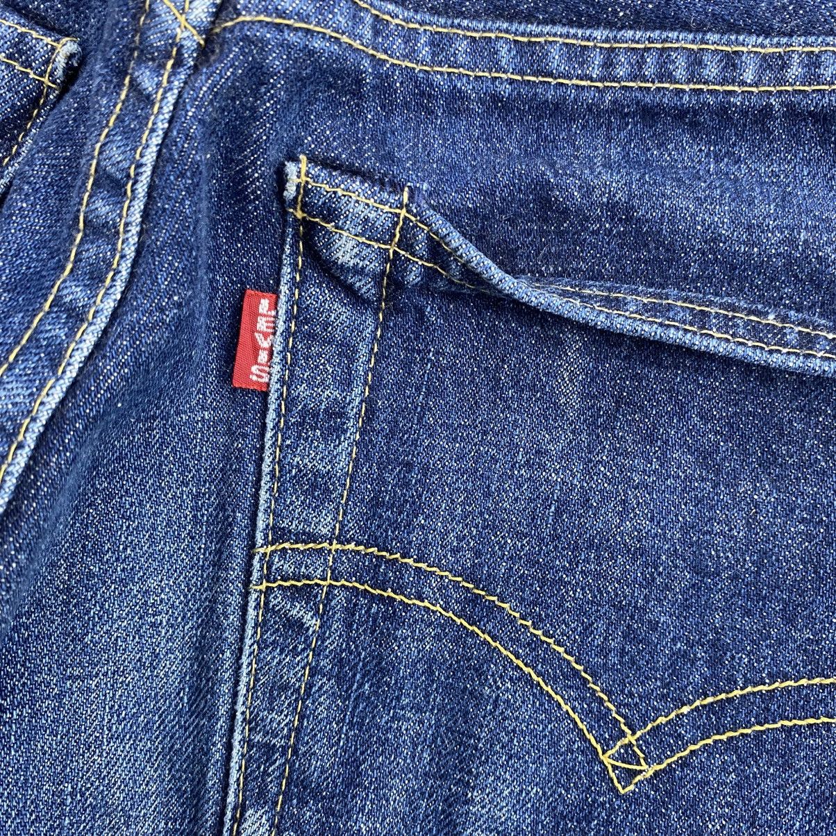 Levi's 🇯🇵 1990s Levis 702xx Selvedge Buckle Back Faded Blue Jeans Size US 27 - 15 Thumbnail