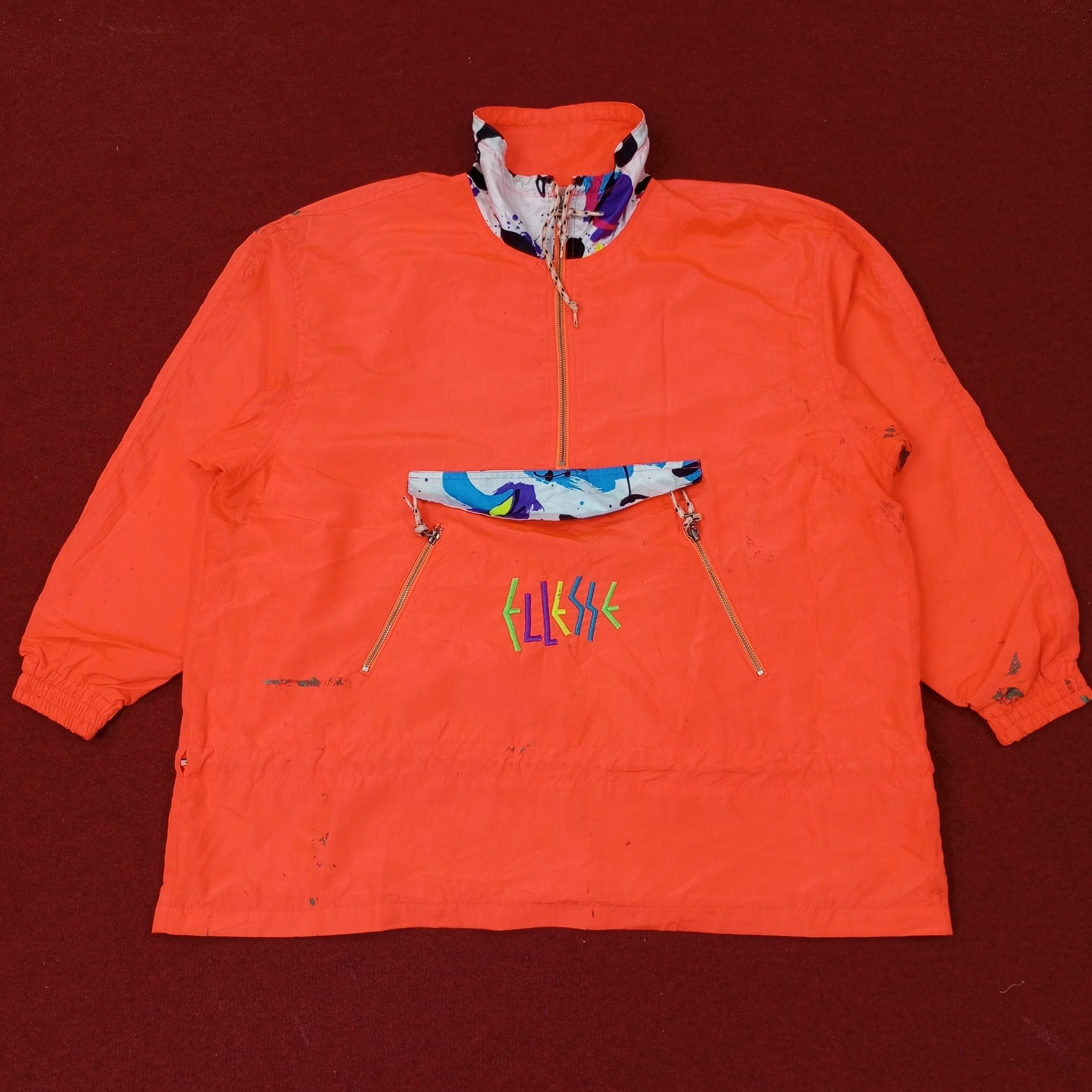 Ellesse Ellesse Half Zipper Windbreaker Jacket c253n20 Size US XL / EU 56 / 4 - 1 Thumbnail
