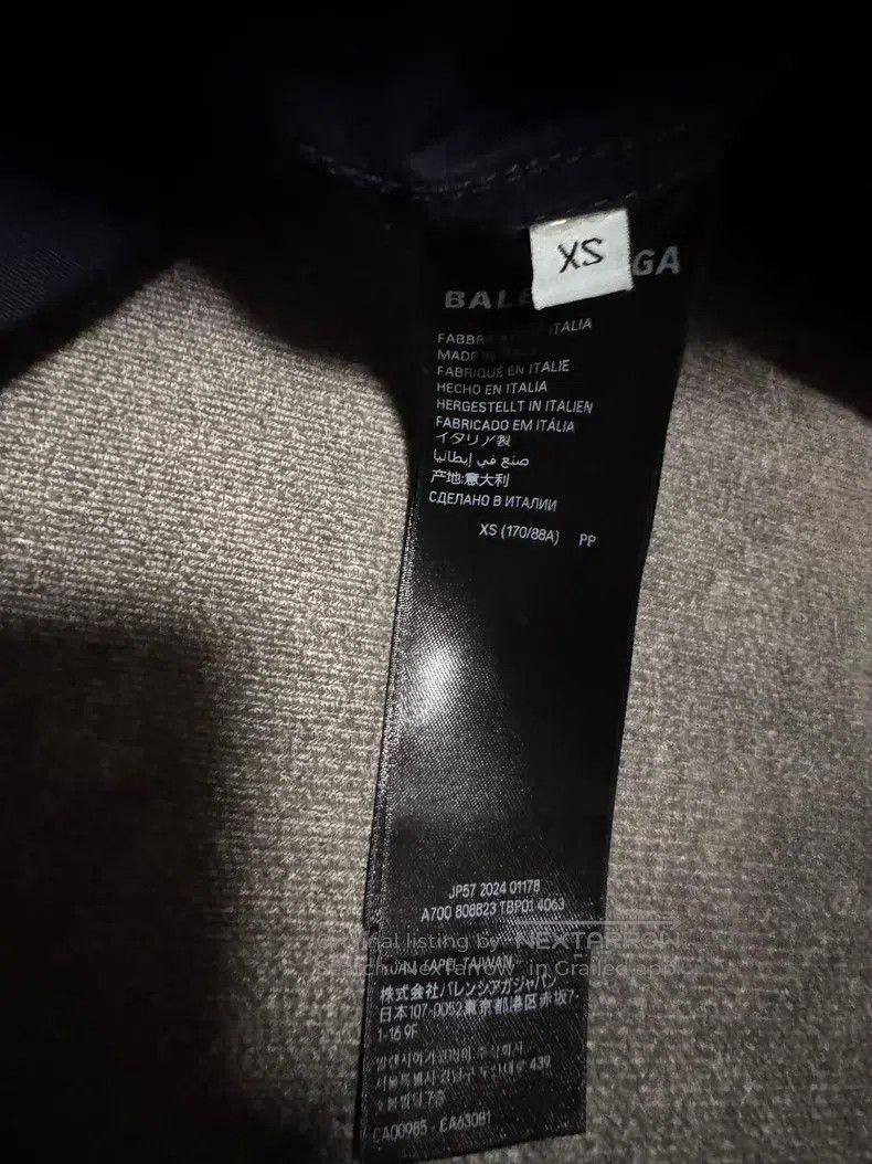 Balenciaga Balenciaga Solid Color Hooded Zip-Up Straight Sleeve Jacke Size US XS / EU 42 / 0 - 4 Thumbnail