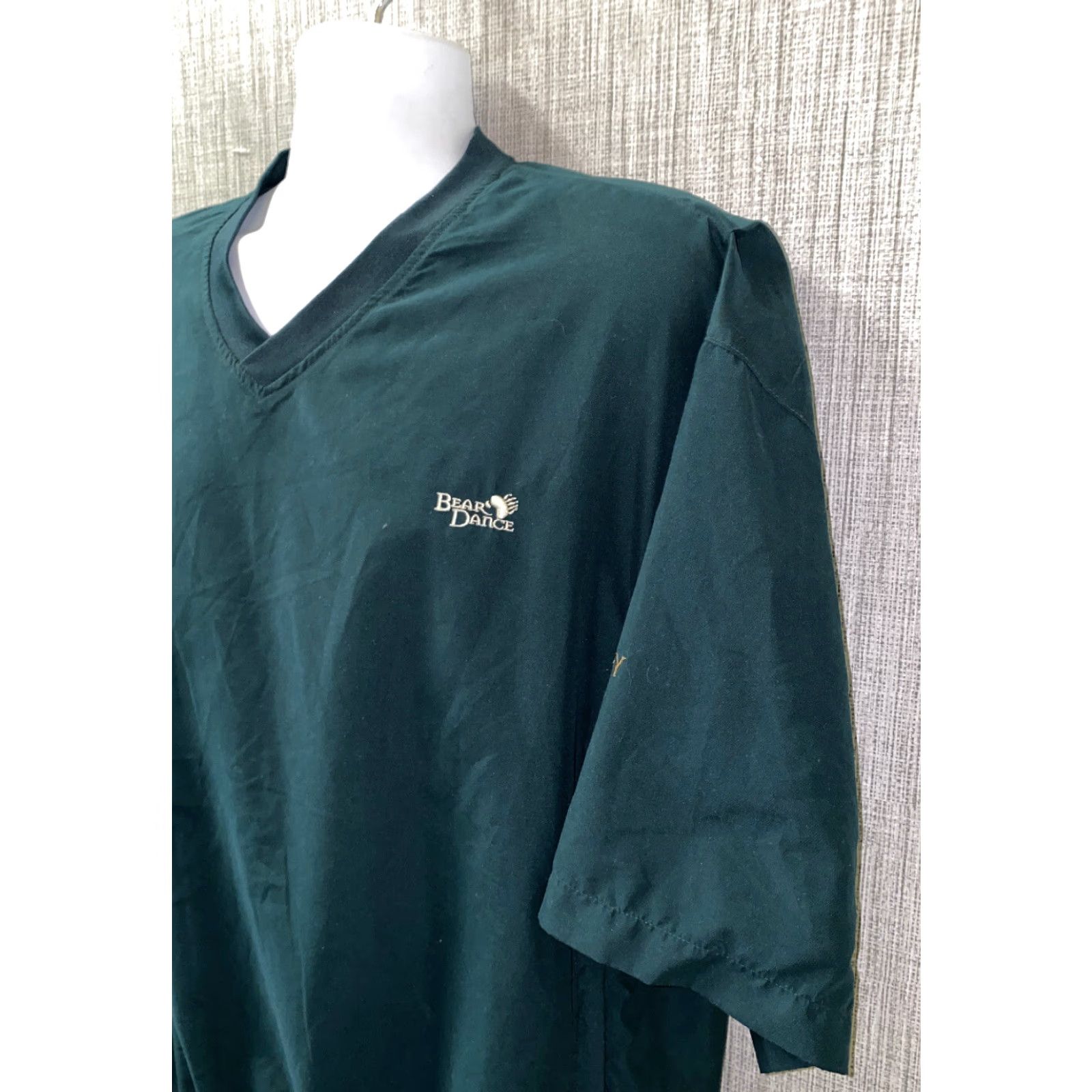 Footjoy Footjoy Bear Dance Mens Green V-Neck Lightweight Short Sleeve Pullover Jacket L Size US L / EU 52-54 / 3 - 2 Thumbnail
