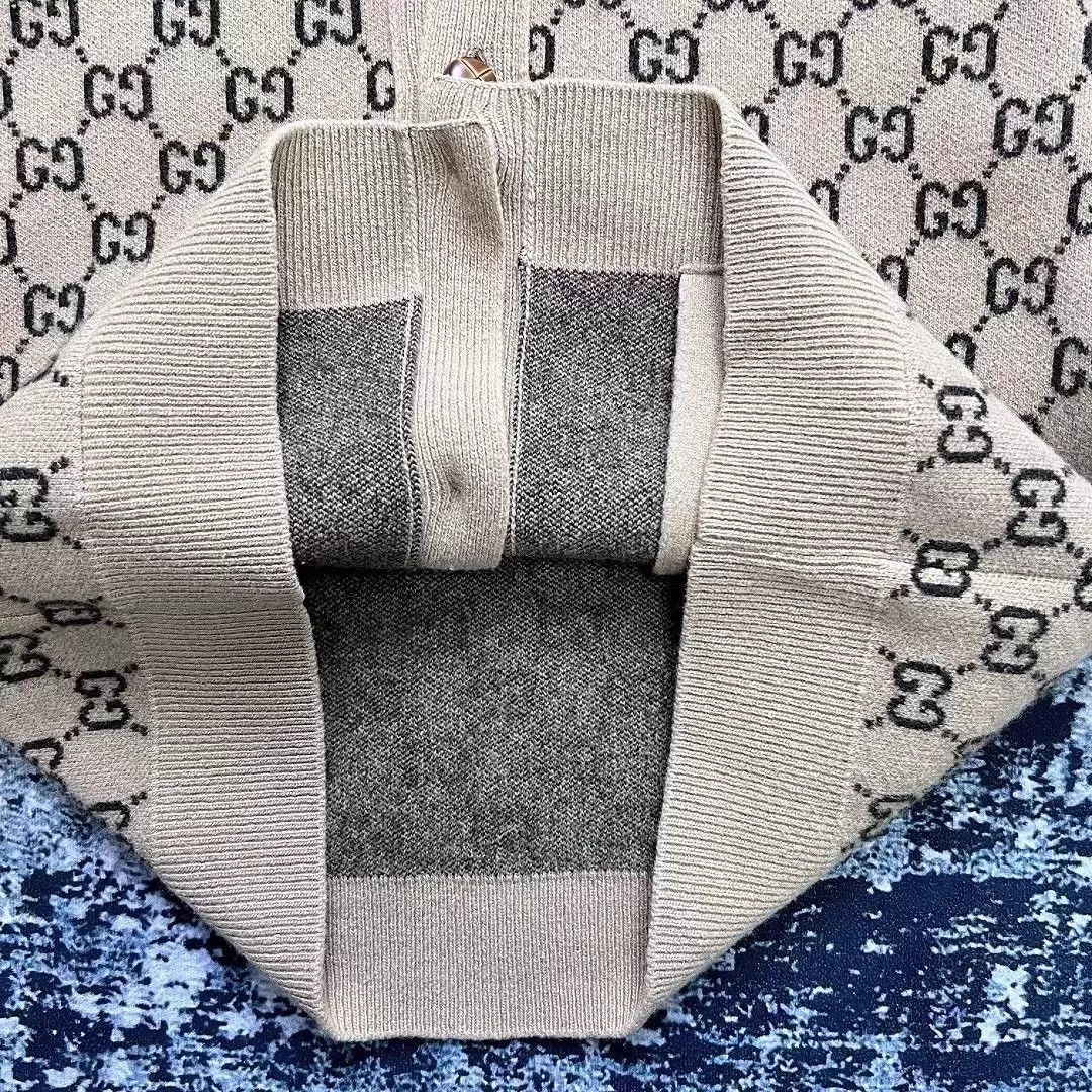 Gucci GUCCI camel double G wool cardigan XS Size US XS / EU 42 / 0 - 4 Thumbnail