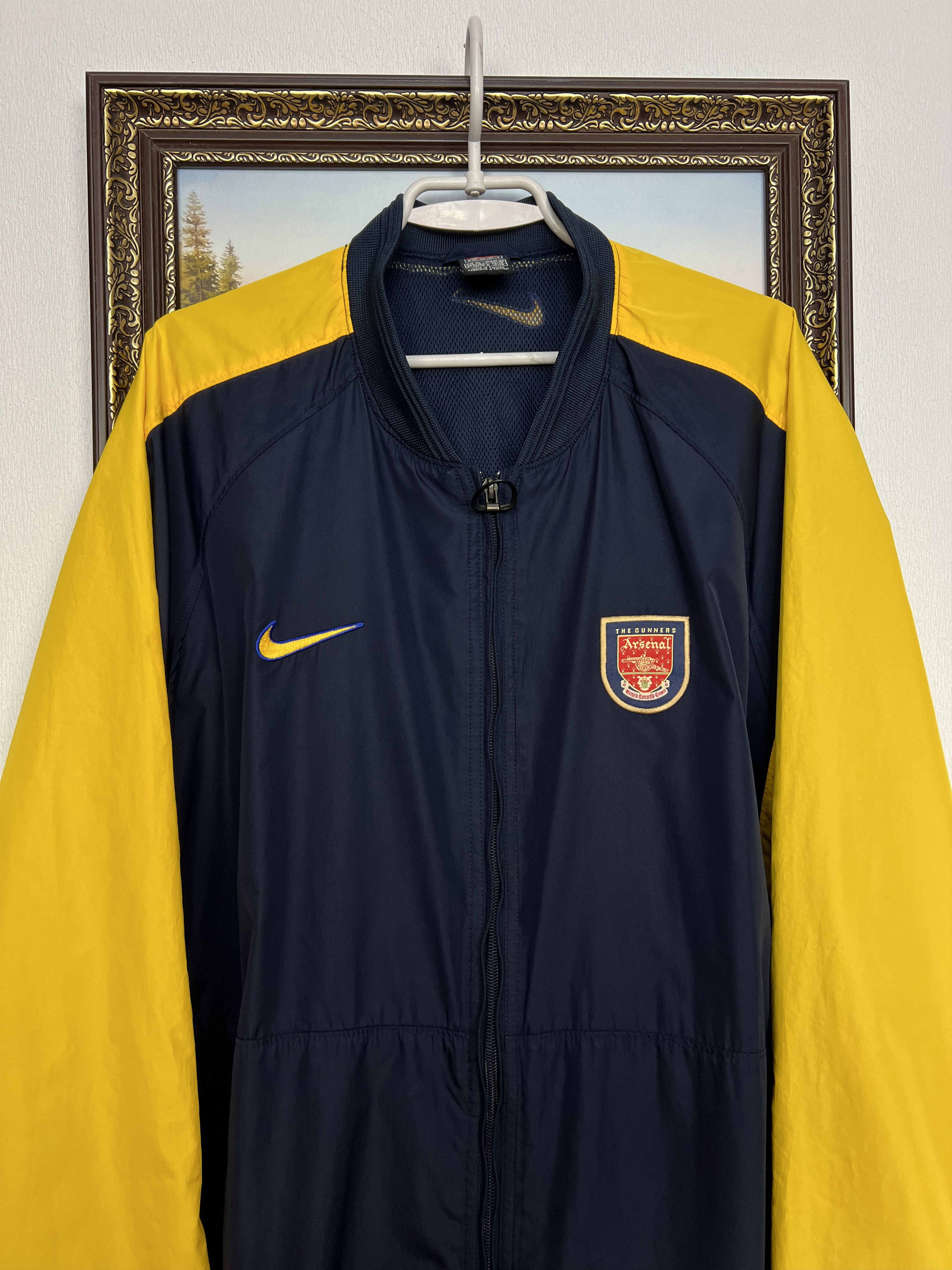 Nike Vintage Arsenal Football Jacket Soccer Track Top Windbreaker Size US XL / EU 56 / 4 - 2 Thumbnail
