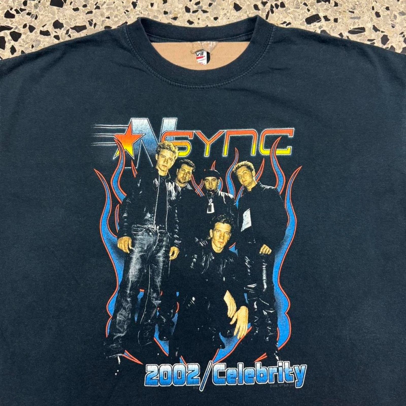 Anvil × Vintage VINTAGE Y2K NSYNC 2002 CELEBRITY TOUR MERCH TEE: Size US XL / EU 56 / 4 - 2 Thumbnail