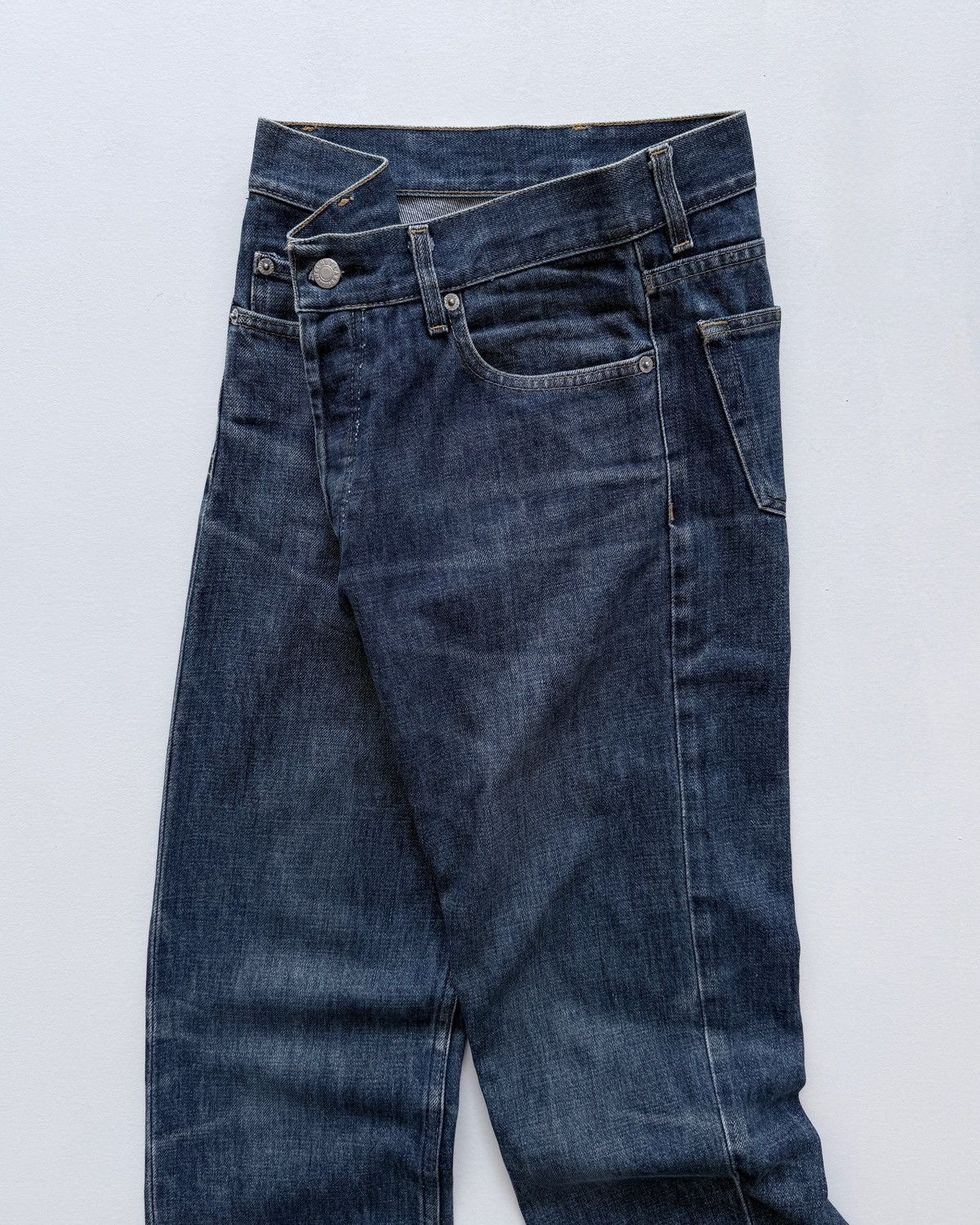 Helmut Lang VINTAGE 90s HELMUT LANG CLASSIC RAW DENIM Size US 30 / EU 46 - 8 Thumbnail