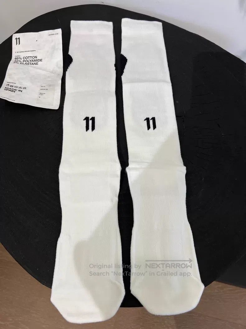 Boris Bidjan Saberi Boris Bidjan Saberi Size M Long cotton socks with number '1 Size ONE SIZE - 3 Thumbnail