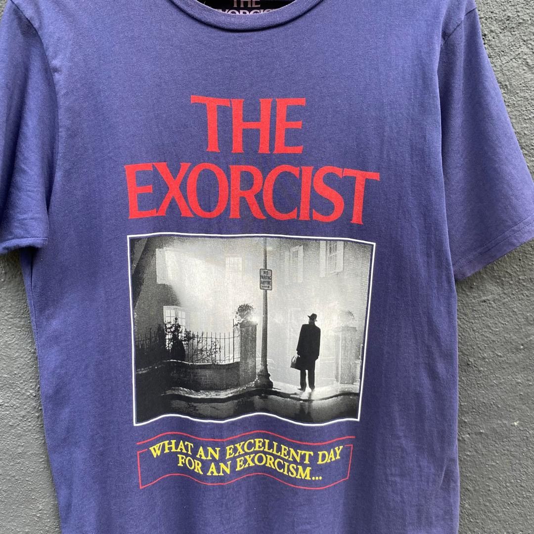 GU Thrashed Faded The Exorcist Horror Movie X GU Tee Size US L / EU 52-54 / 3 - 2 Thumbnail
