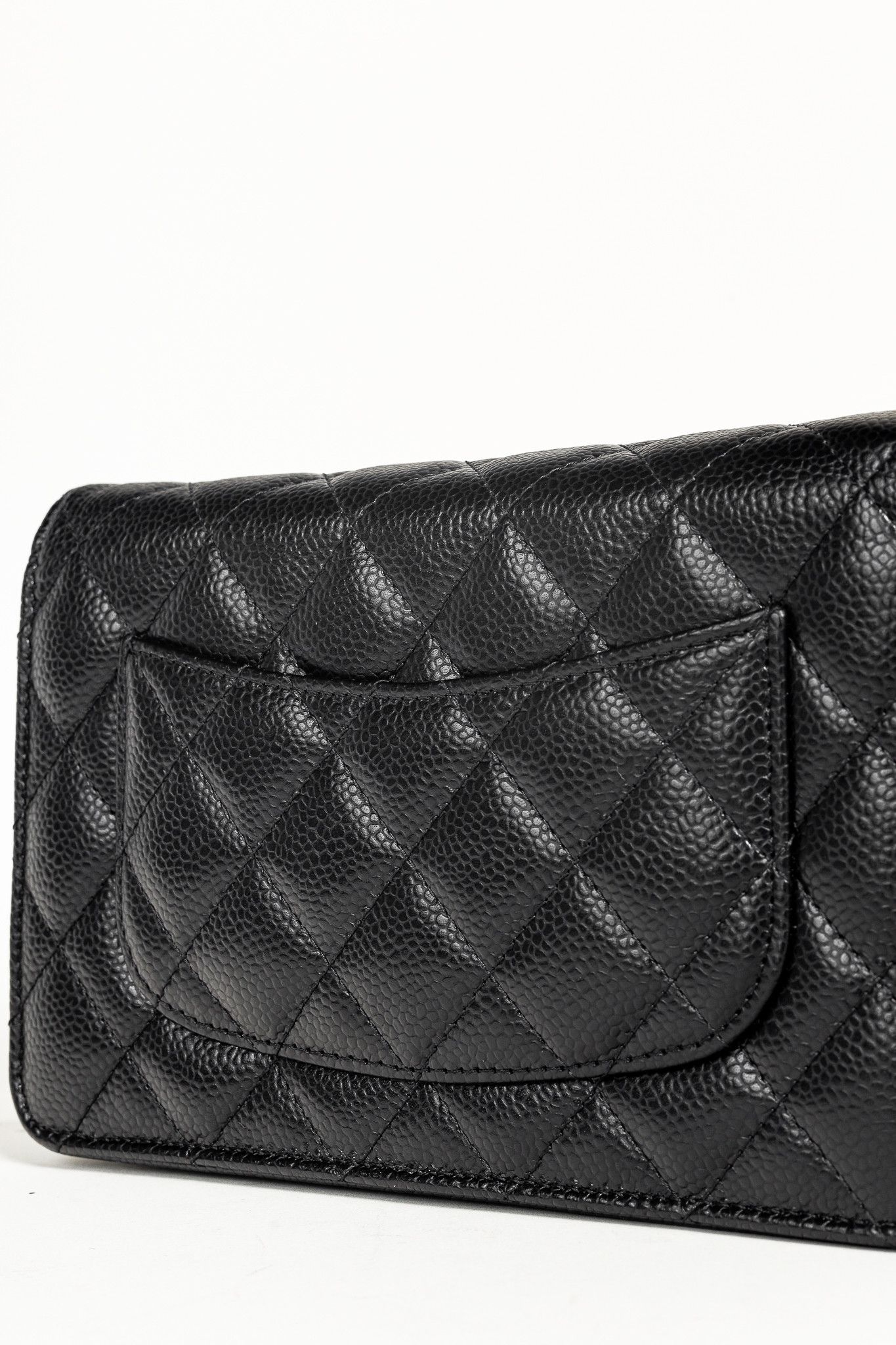 Chanel Chanel Caviar Leather Gold Strap Classic Wallet-On-Chain Size ONE SIZE - 8 Thumbnail
