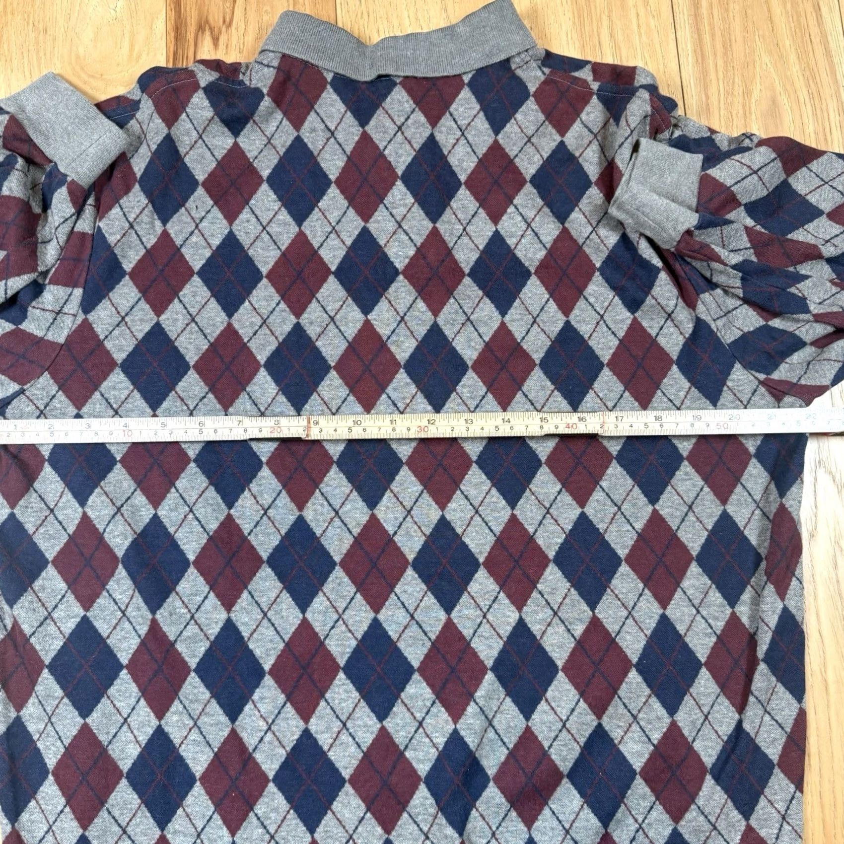 Ralph Lauren VTG Ralph Lauren Polo Shirt Mens Large AOP Diamond USA Made Multicolor L Mens Size US L / EU 52-54 / 3 - 4 Thumbnail