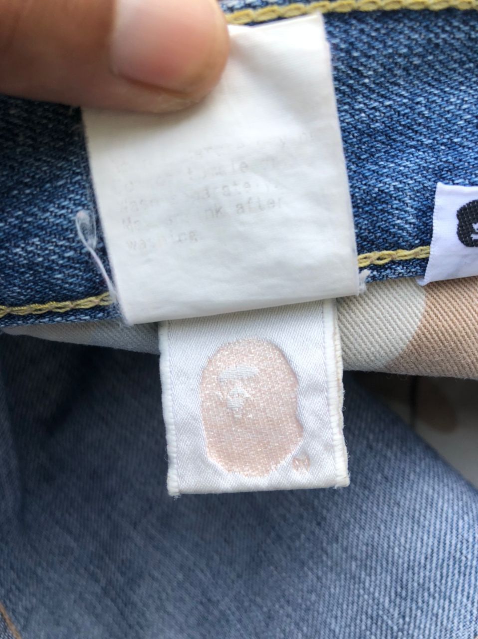 Bape Vintage Bape by A Bathing Ape Denim Jeans Size US 32 / EU 48 - 6 Thumbnail