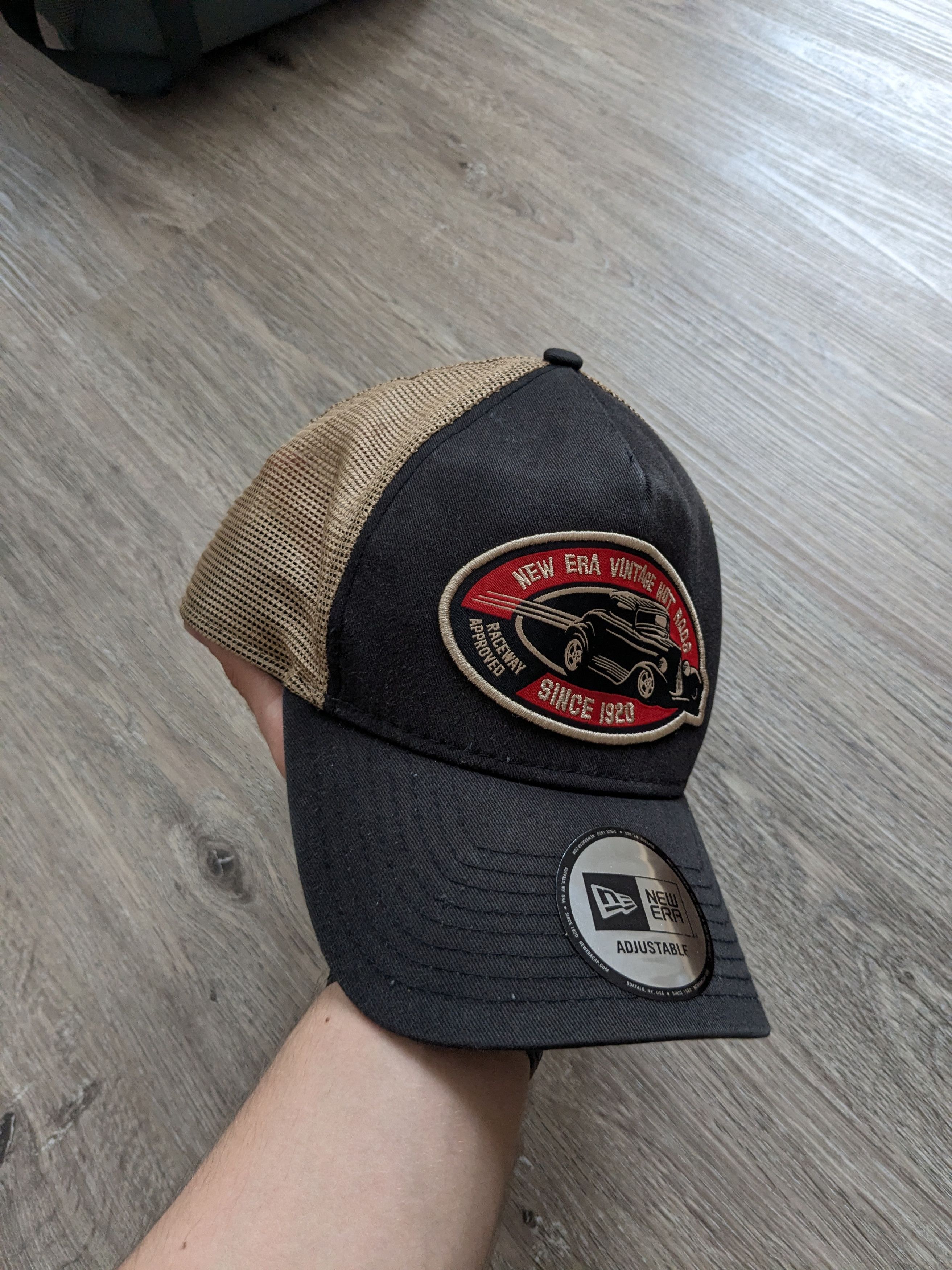 New Era New Era Hot Rod Vintage Black A-Frame Trucker Cap Size ONE SIZE - 2 Thumbnail