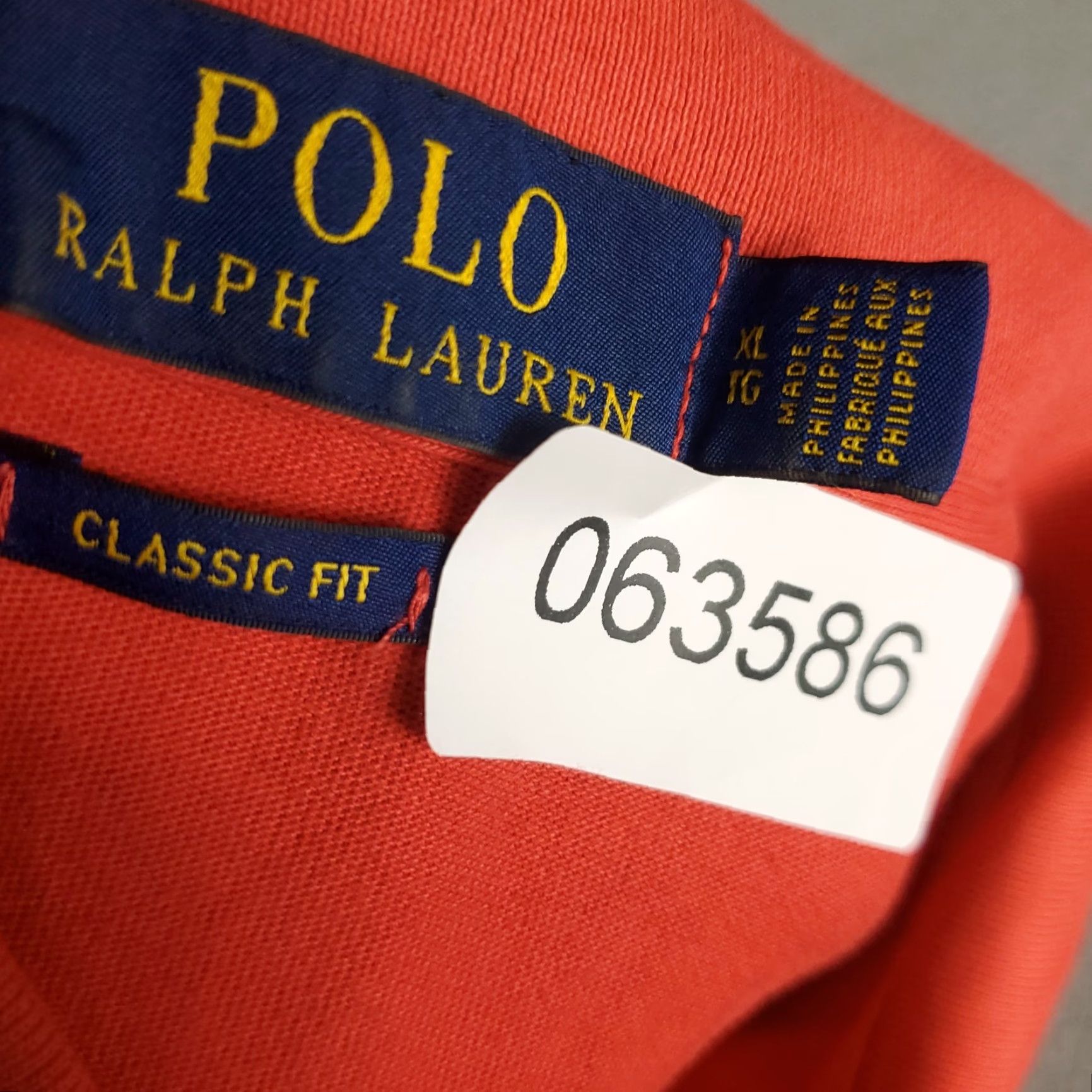 Ralph Lauren Ralph Lauren Polo Shirt Mens XL Red Pony Polo Shirt Short Sleeve Button Collar Cotton Solid Preppy Classic Sports Mens Size US XL / EU 56 / 4 - 7 Thumbnail