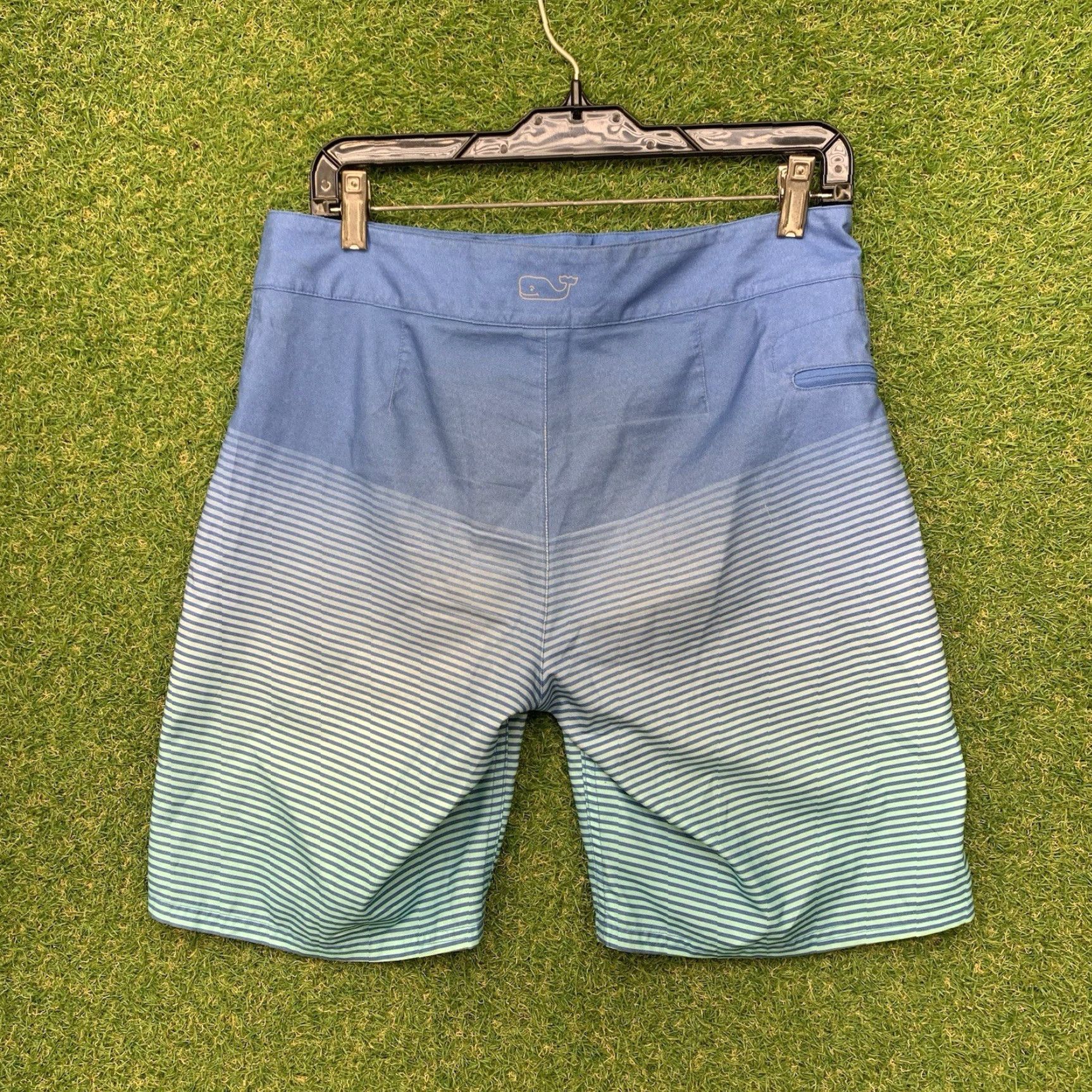 Vineyard Vines Vineyard Vines Performance Shorts Mens 28 Blue Golf Preppy Swimwear Striped Y2K Size US 28 / EU 44 - 2 Thumbnail