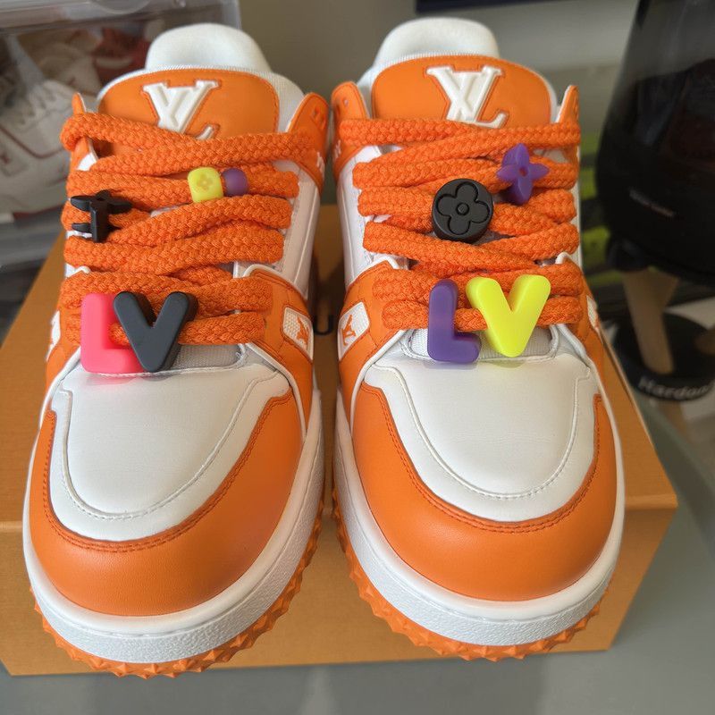 Louis Vuitton Louis Vuitton Trainer Maxi Fashion Sneakers for Men -2508 Size US 12 / EU 45 - 7 Thumbnail