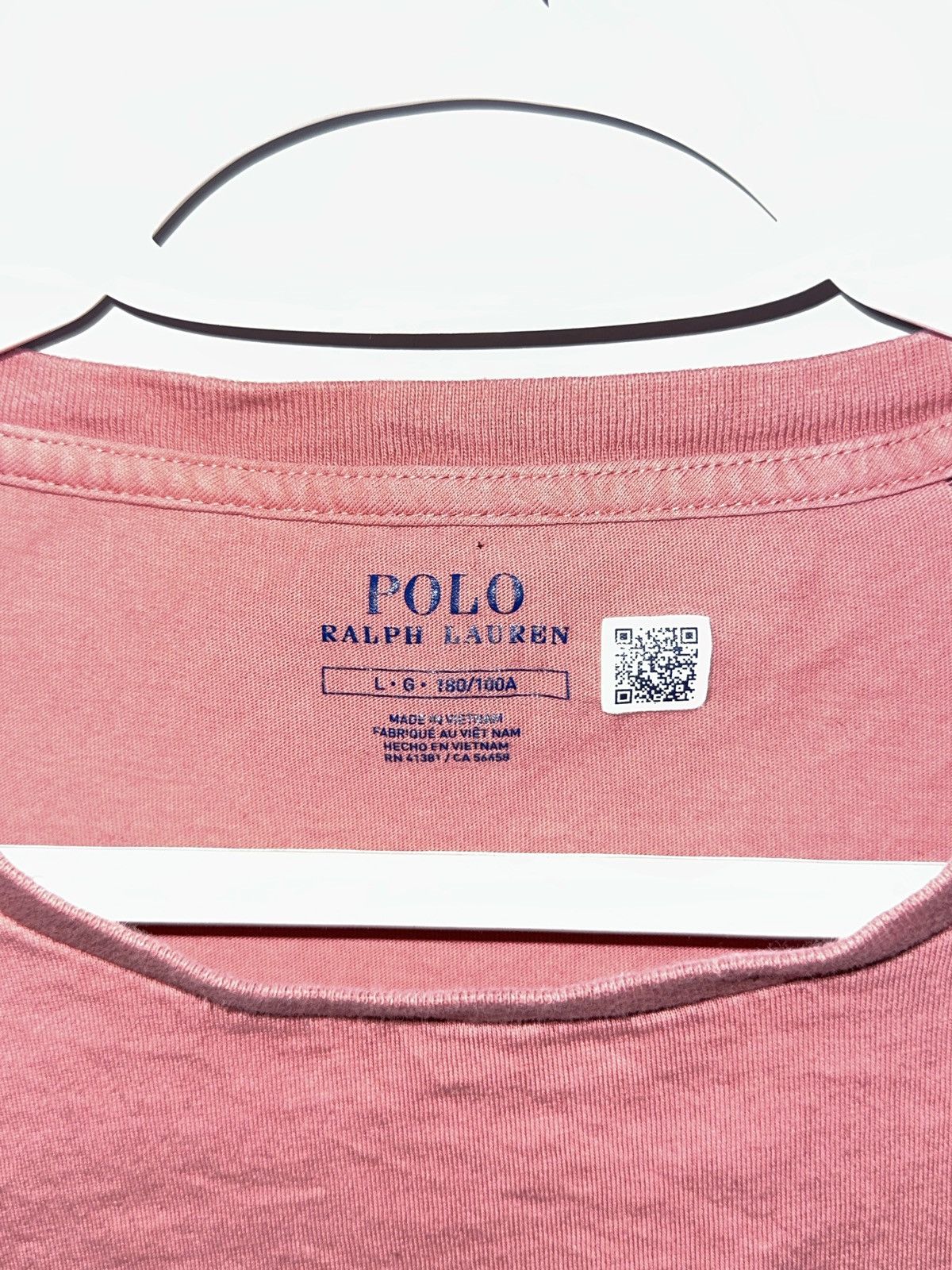 Polo Ralph Lauren Polo Ralph Lauren Long Sleeve Tee – Faded Rose Size US L / EU 52-54 / 3 - 3 Thumbnail