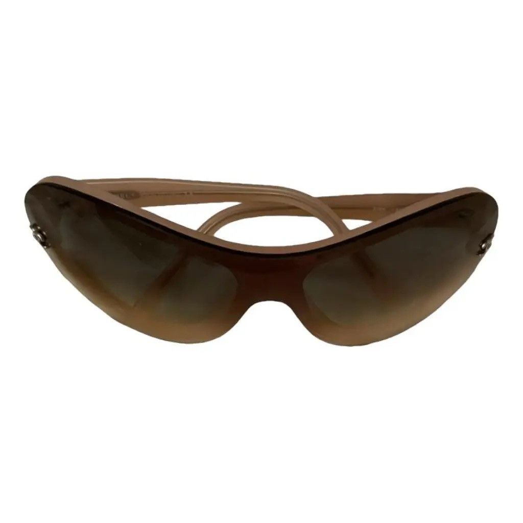 image of Chanel Pink Mask Y2K Sunglasses, Women's
