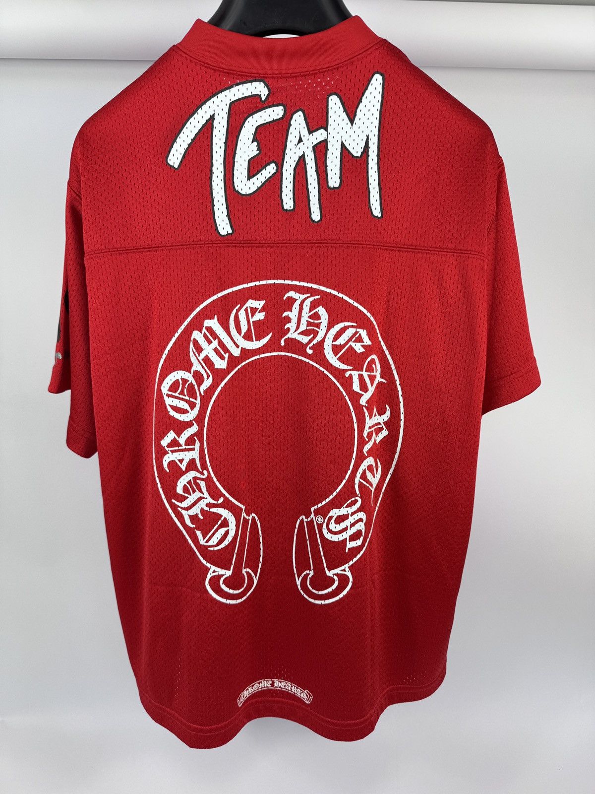 Chrome Hearts × Matty Boy / Chomper Jersey Red Chrome Hearts CH Matty Boy Chomper Jersey Red Men's - US