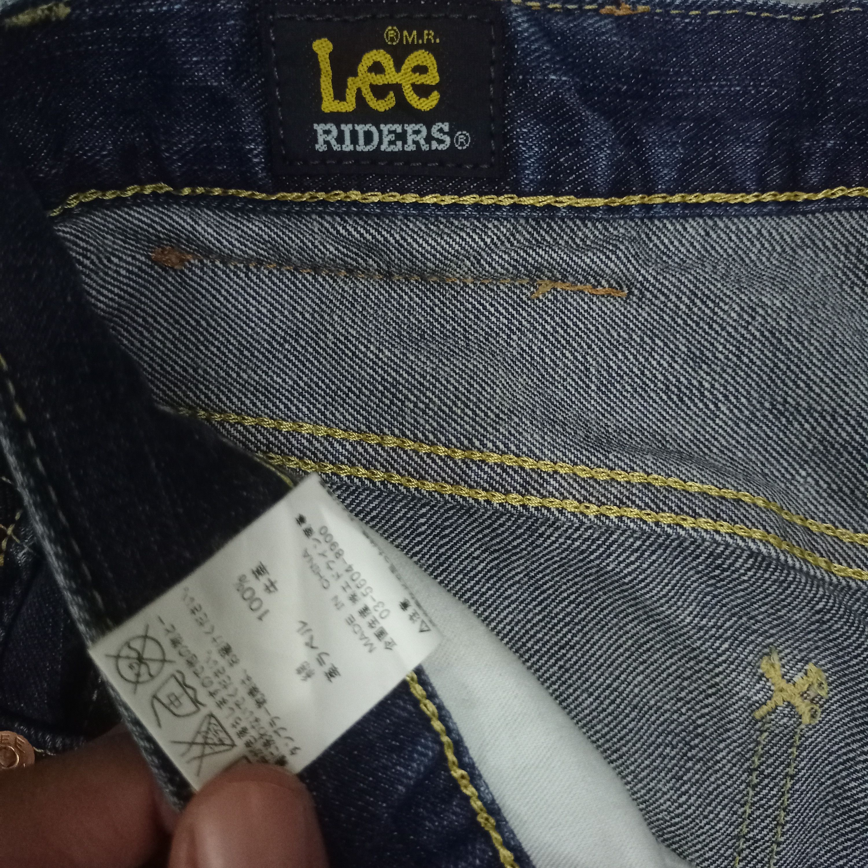 Lee Vintage Lee Riders Distressed Patched Baggy Jean Shorts Size US 33 - 5 Thumbnail