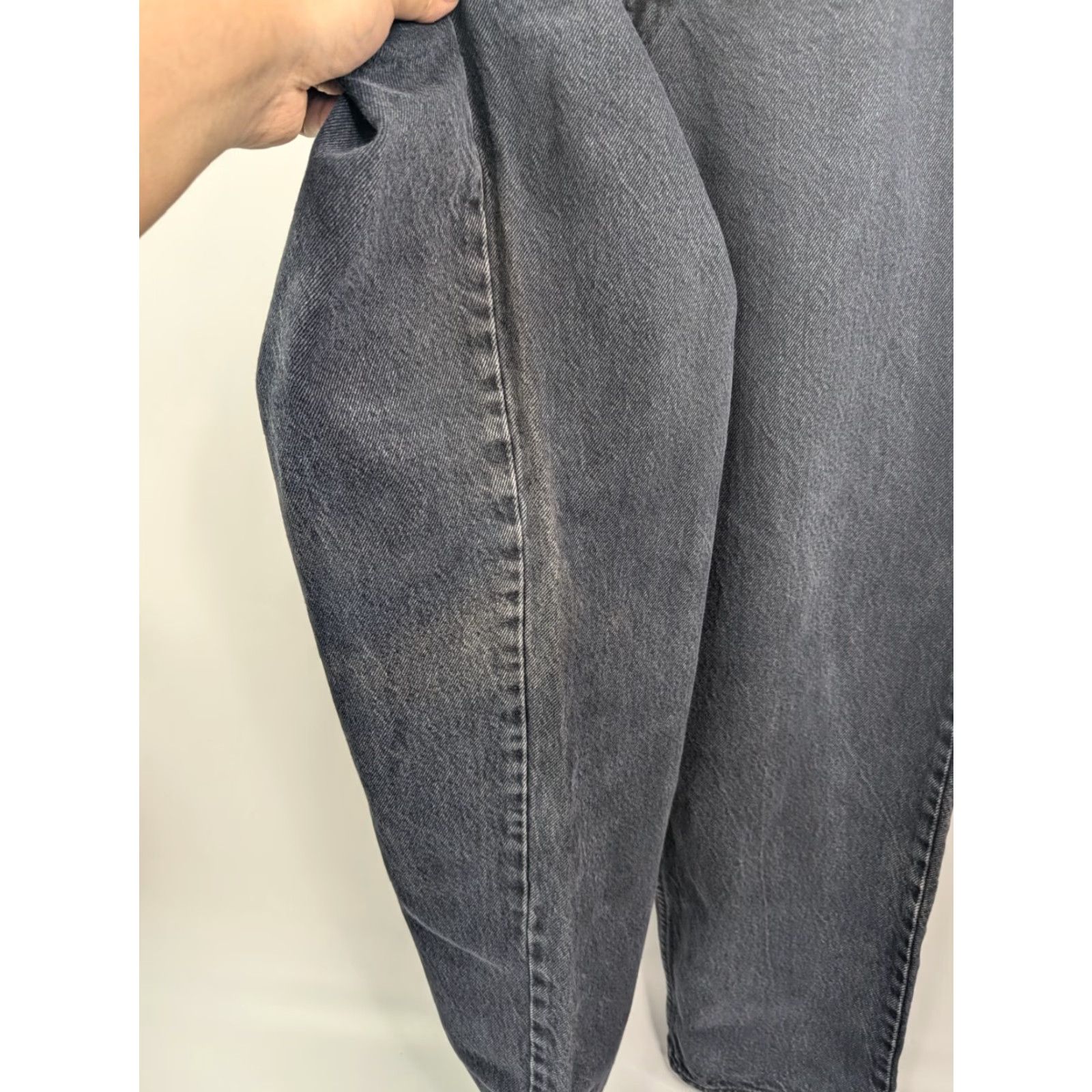 Anchor Blue VINTAGE Anchor Blue Jeans Men 34 Relaxed Fit 29 Inseam Black 90s Grunge Skater Straight Denim Size US 34 / EU 50 - 3 Thumbnail