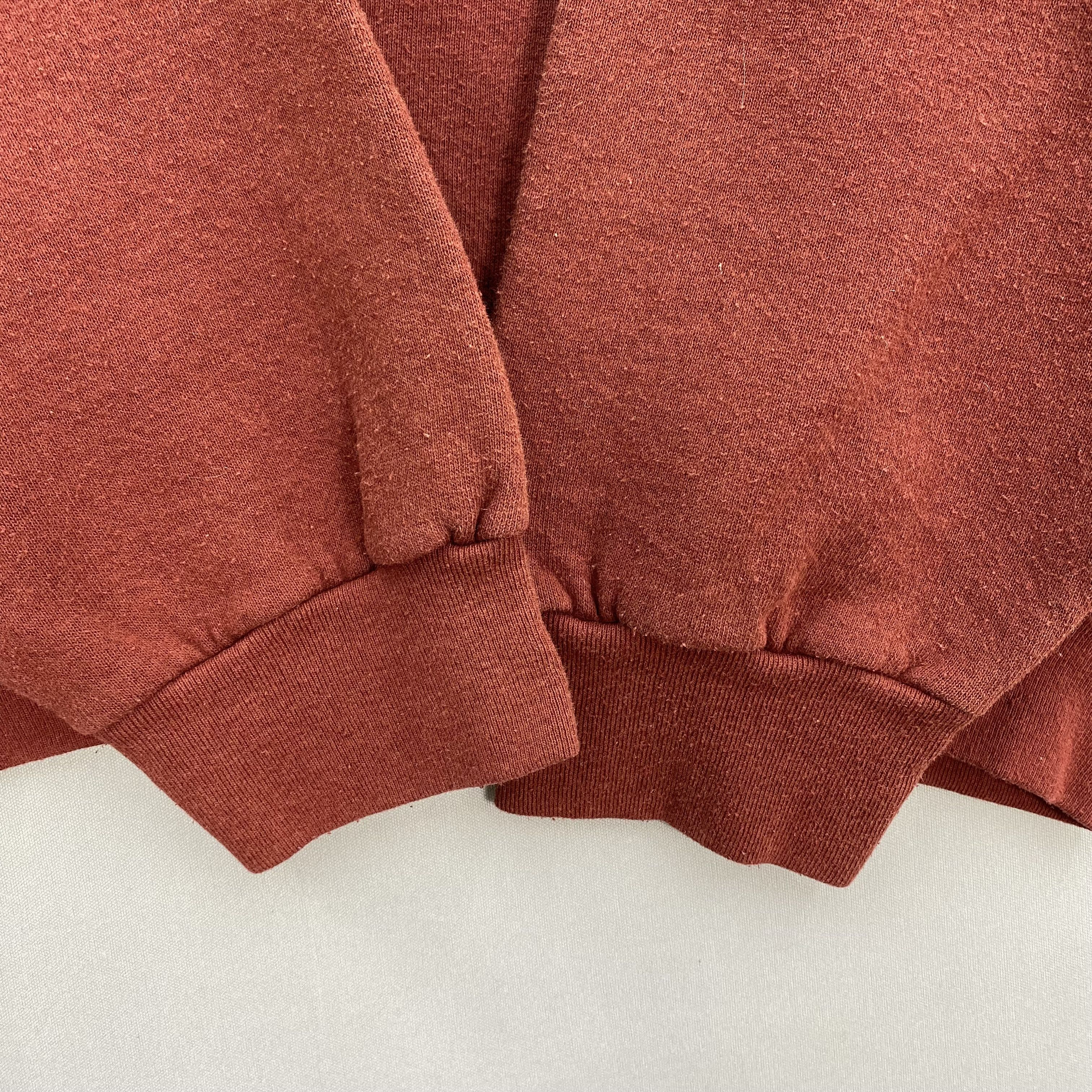 Vintage Vintage 90s Bleached Fruit Of The Loom Pullover Sweatshirt Size US XXL / EU 58 / 5 - 4 Thumbnail