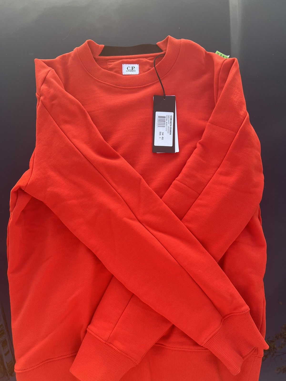 C.P. Company C.P. Company Crew Neck Diagonal Raised Fleece Size US L / EU 52-54 / 3 - 3 Thumbnail