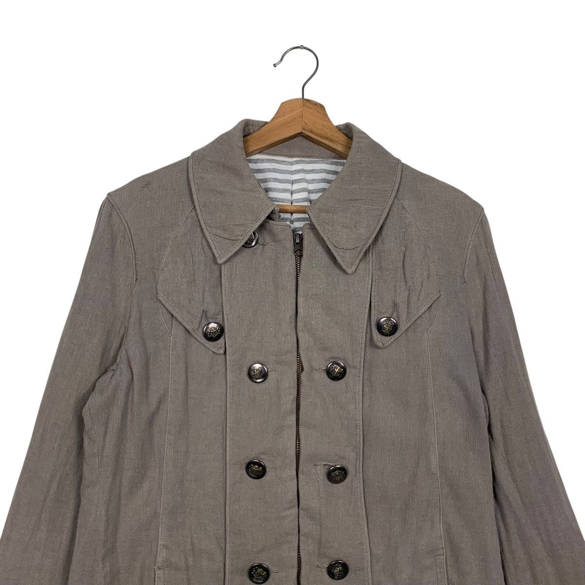 PPFM PPFM Double Breast Zipper Lightweight Jacket #2860-C129 Size US L / EU 52-54 / 3 - 2 Thumbnail