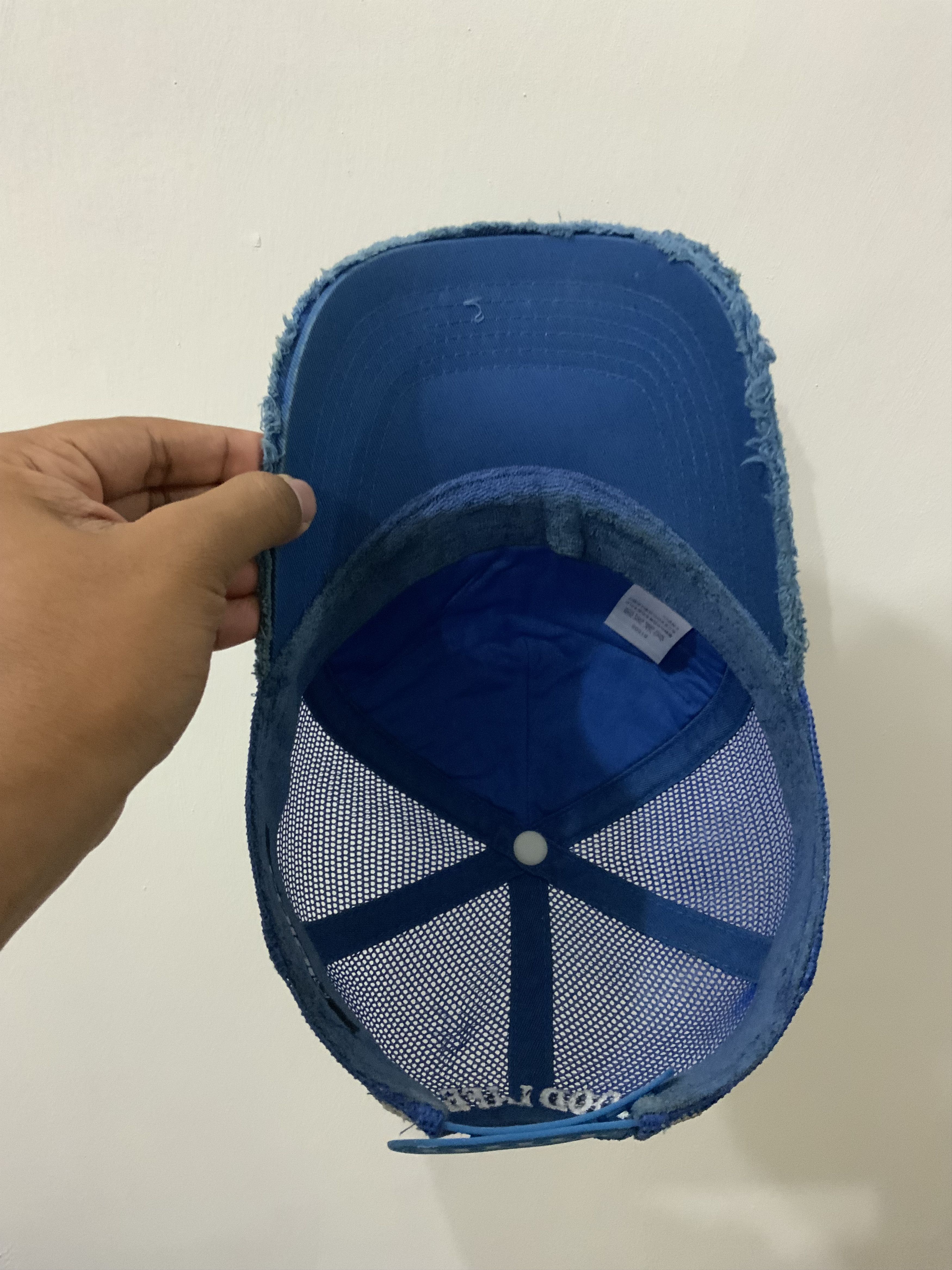 Hat Club Roial Diamond Distressed Trucker Hat Size ONE SIZE - 10 Thumbnail