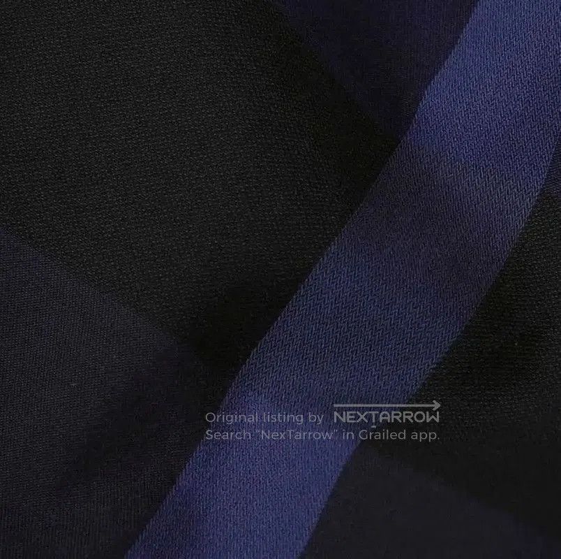Burberry Burberry Men's Navy Check Long Sleeve Shirt. Size US S / EU 44-46 / 1 - 6 Thumbnail
