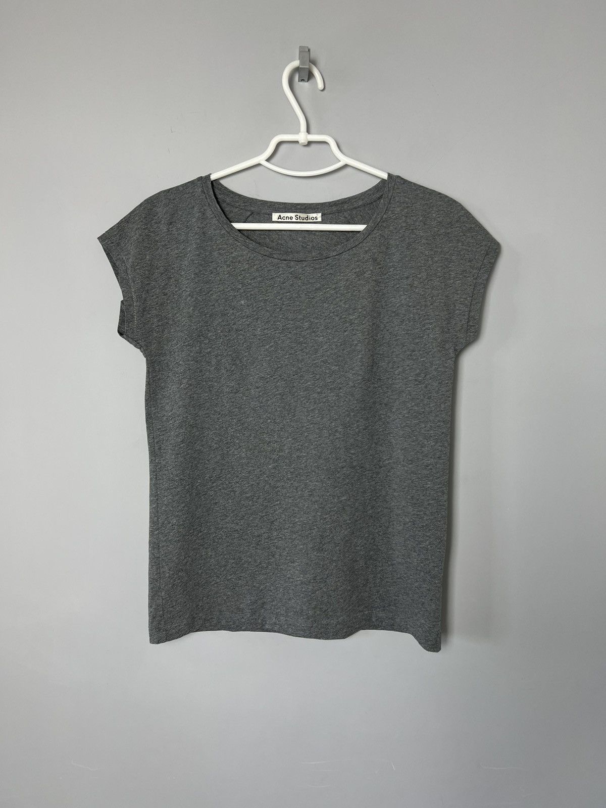 Acne Studios ACNE Studios Women's T-SHIRT Cotton Grey Size S Size S / US 4 / IT 40 - 5 Thumbnail