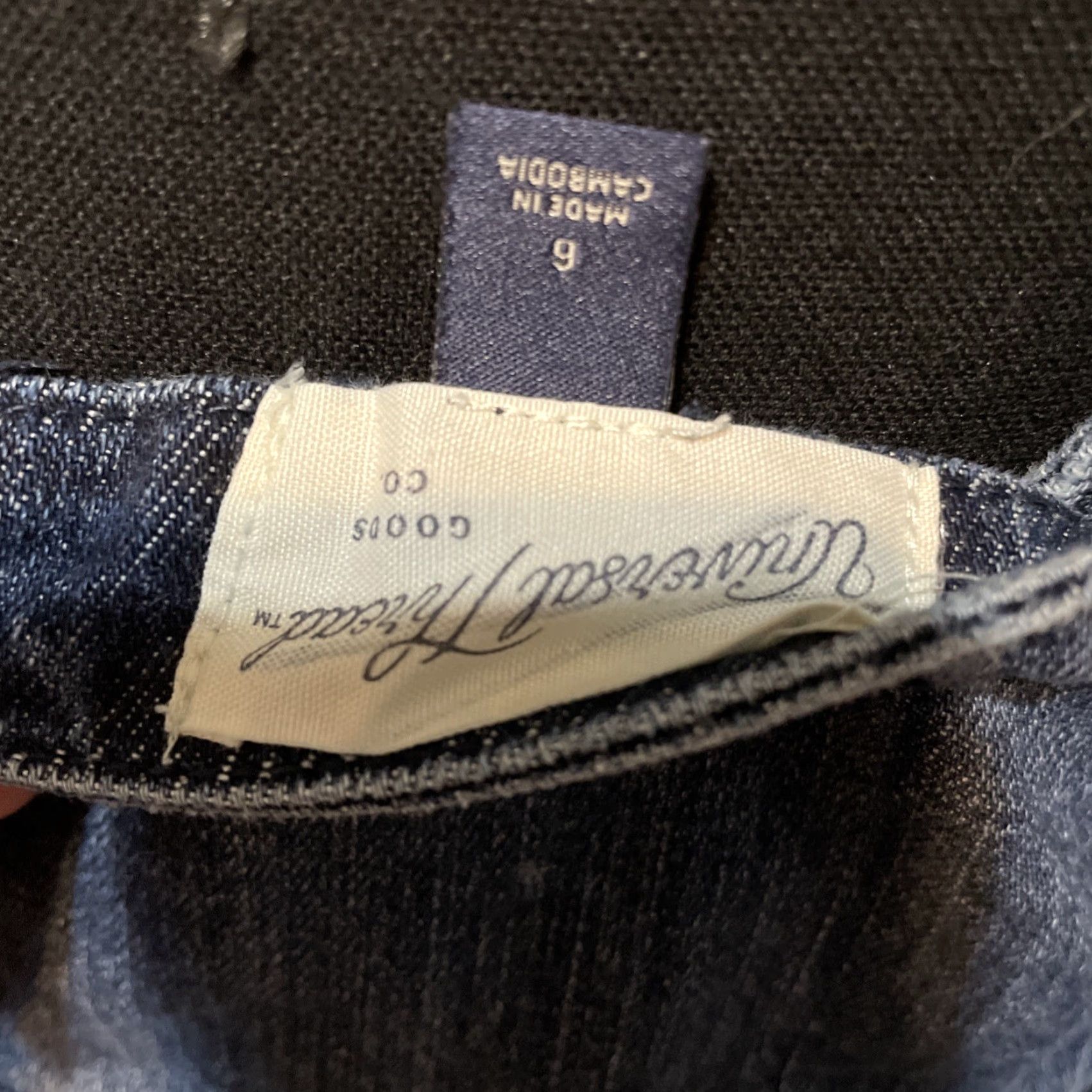 Vintage VINTAGE Universal Thread Denim Overall Dress Sz 6 Midi Sleeveless Blue University Womens Size 28" / US 6 / IT 42 - 3 Thumbnail