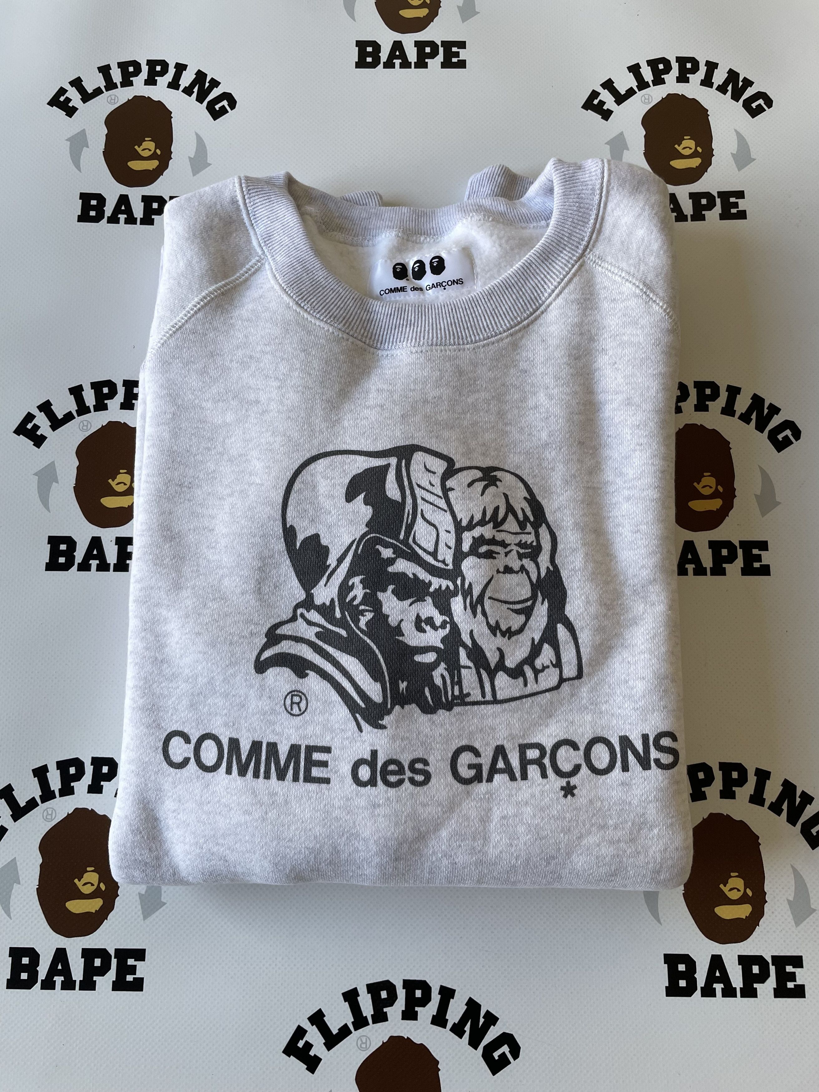 Bape × Comme des Garcons BAPE X CDG OSAKA REVERSIBLE CREWNECK Size US M / EU 48-50 / 2 - 5 Thumbnail