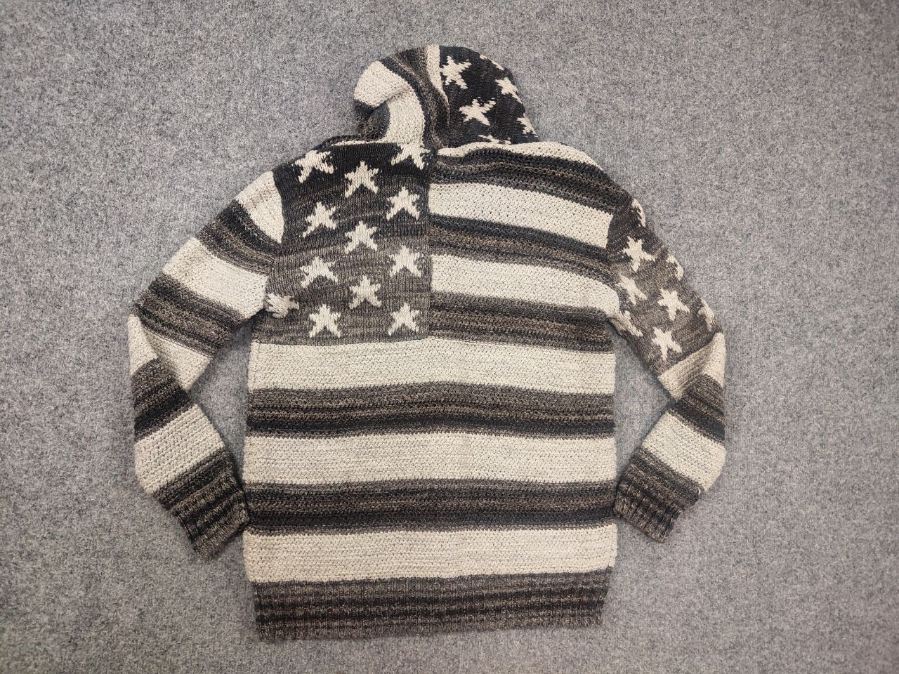 Polo Ralph Lauren Vintage Archive Ralph Lauren Supply Knit USA Flag Cardigan Size US S / EU 44-46 / 1 - 11 Thumbnail